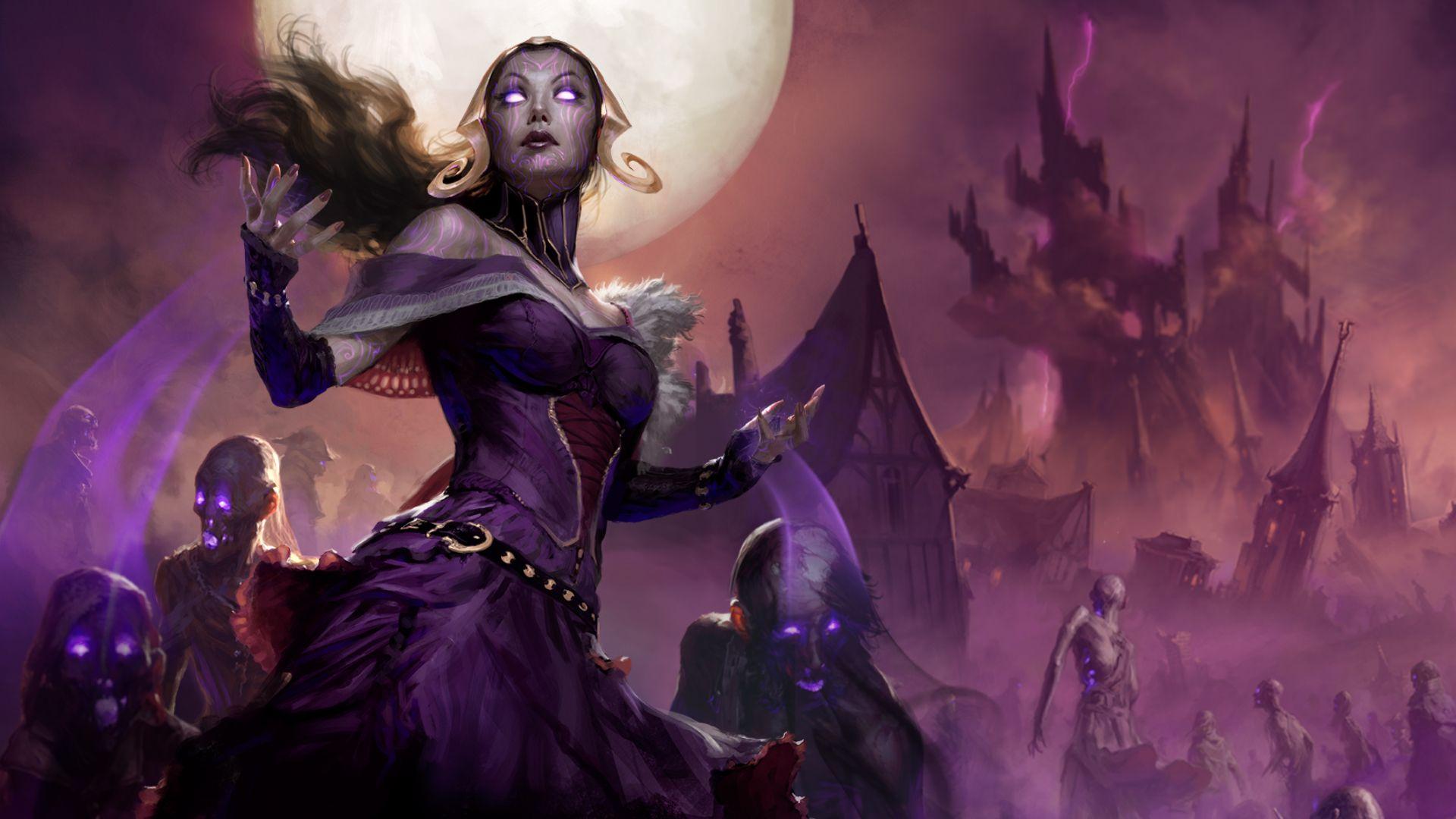 1920x1080 Liliana Wallpaper. Liliana Necromancer Wallpaper, Oath Liliana Wallpaper and Liliana of the Veil Wallpaper