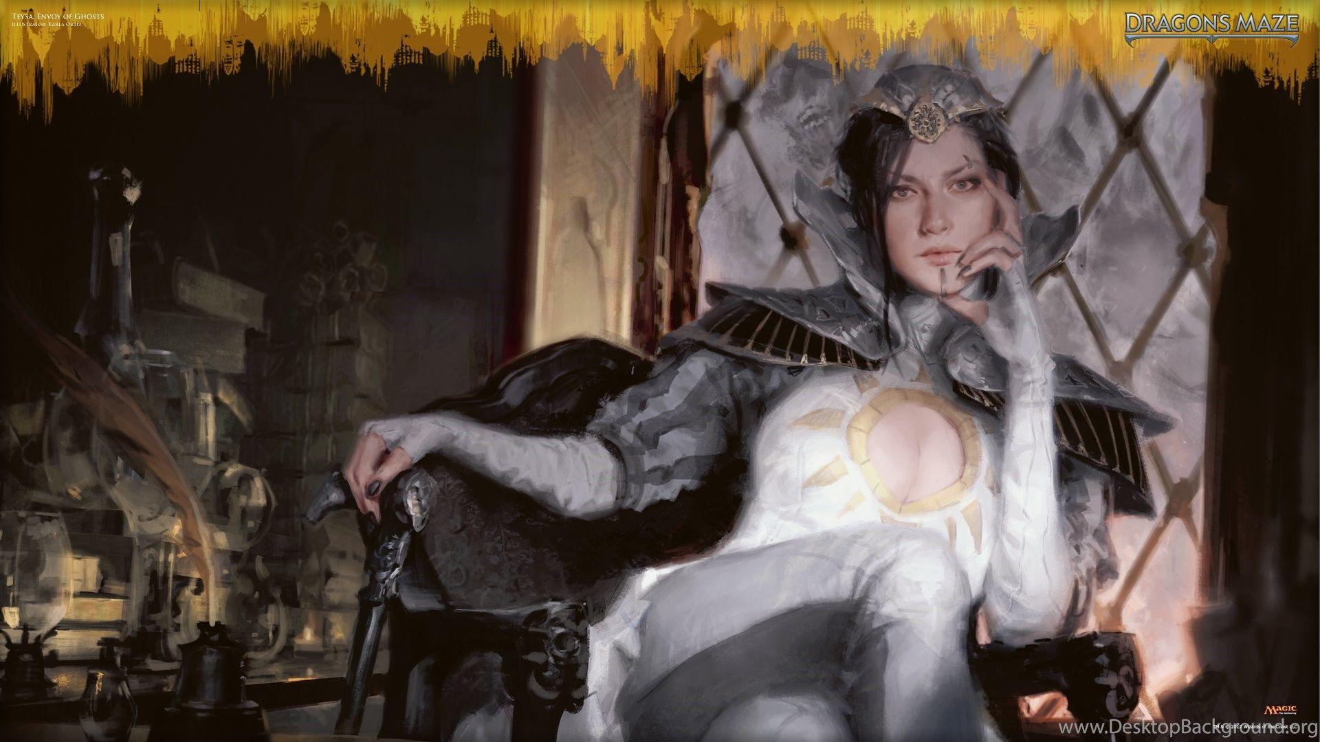1920x1080 Wallpaper Liliana Vess Of The Week Teysa Envoy Ghosts Daily Mtg. Desktop Background