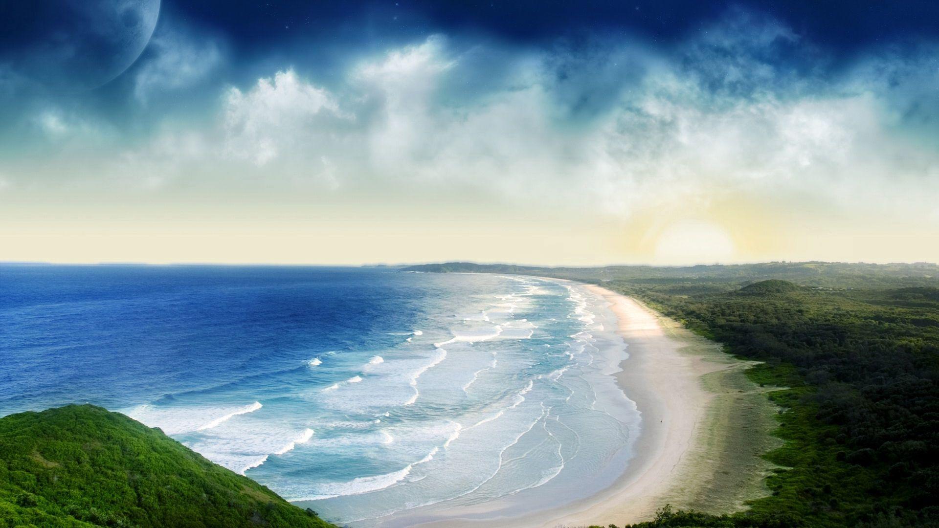 1920x1080 Panoramic view desktop PC and Mac wallpaper