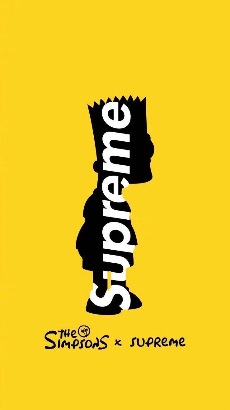 739x1314 The Simpsons and Supreme. Supreme iphone wallpaper, Supreme wallpaper, Supreme wallpaper hd
