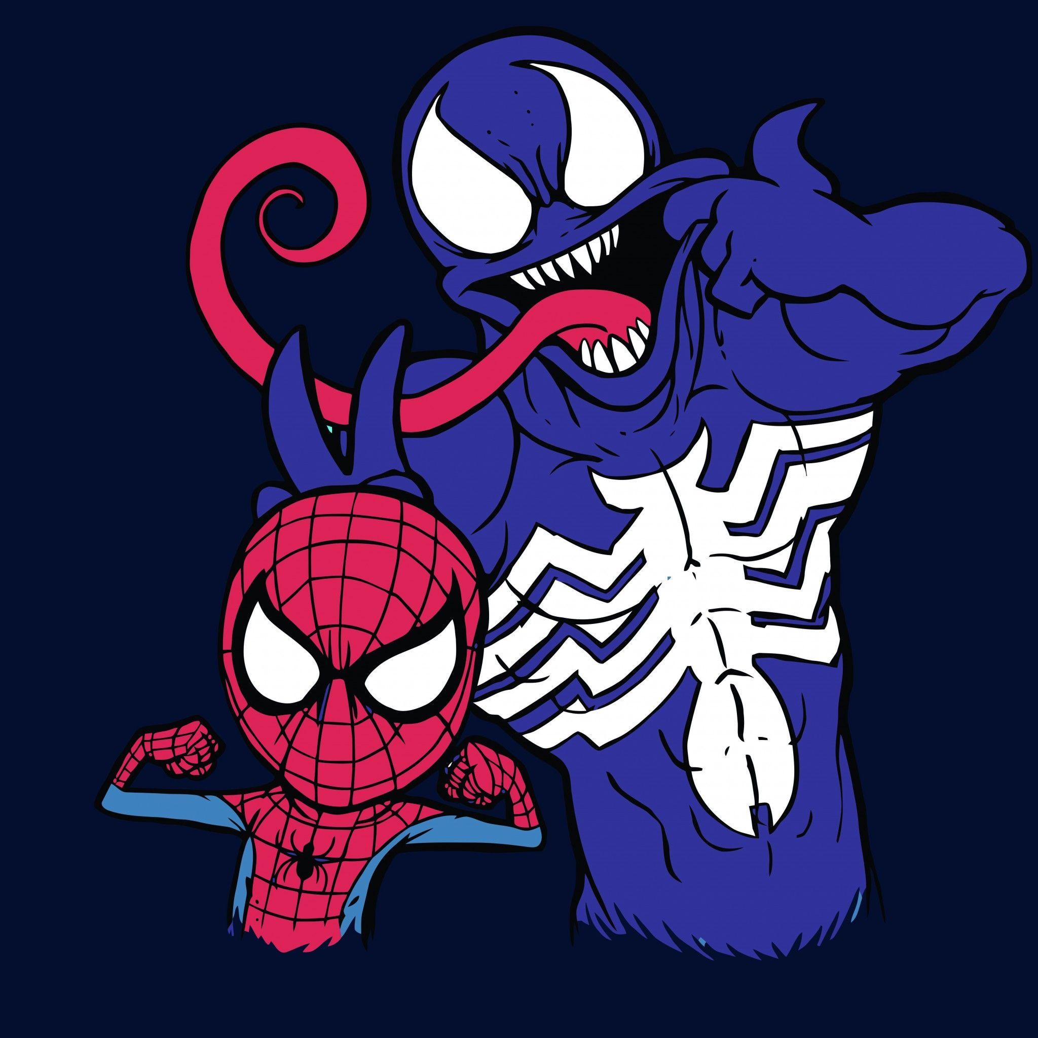 2048x2048 Venom iPad 7 Wallpaper Download