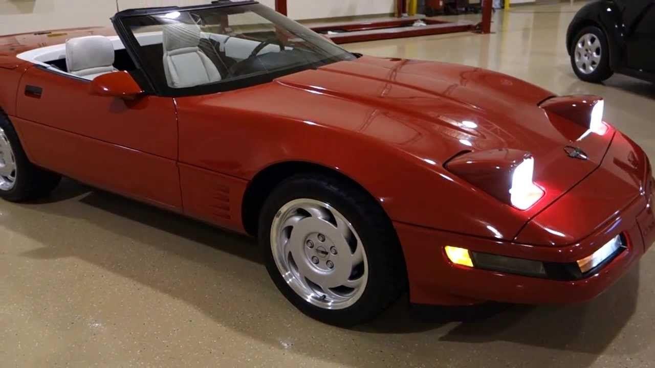 1280x720 Chevrolet Corvette C4 Convertible, 603 Documented Original