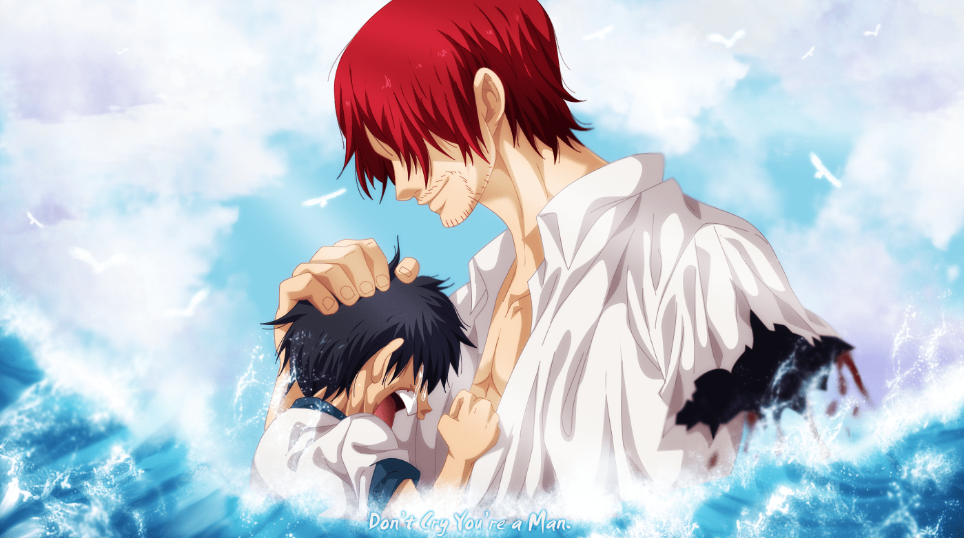 1399x781 Don't cry you're a Man Computer Wallpaper, Desktop Backgroundx781. One piece anime, Anime one, Anime wallpaper