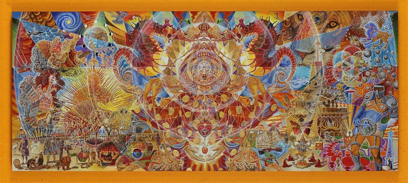 1600x721 4K Trippy Wallpaper HD For Desktop (2020)