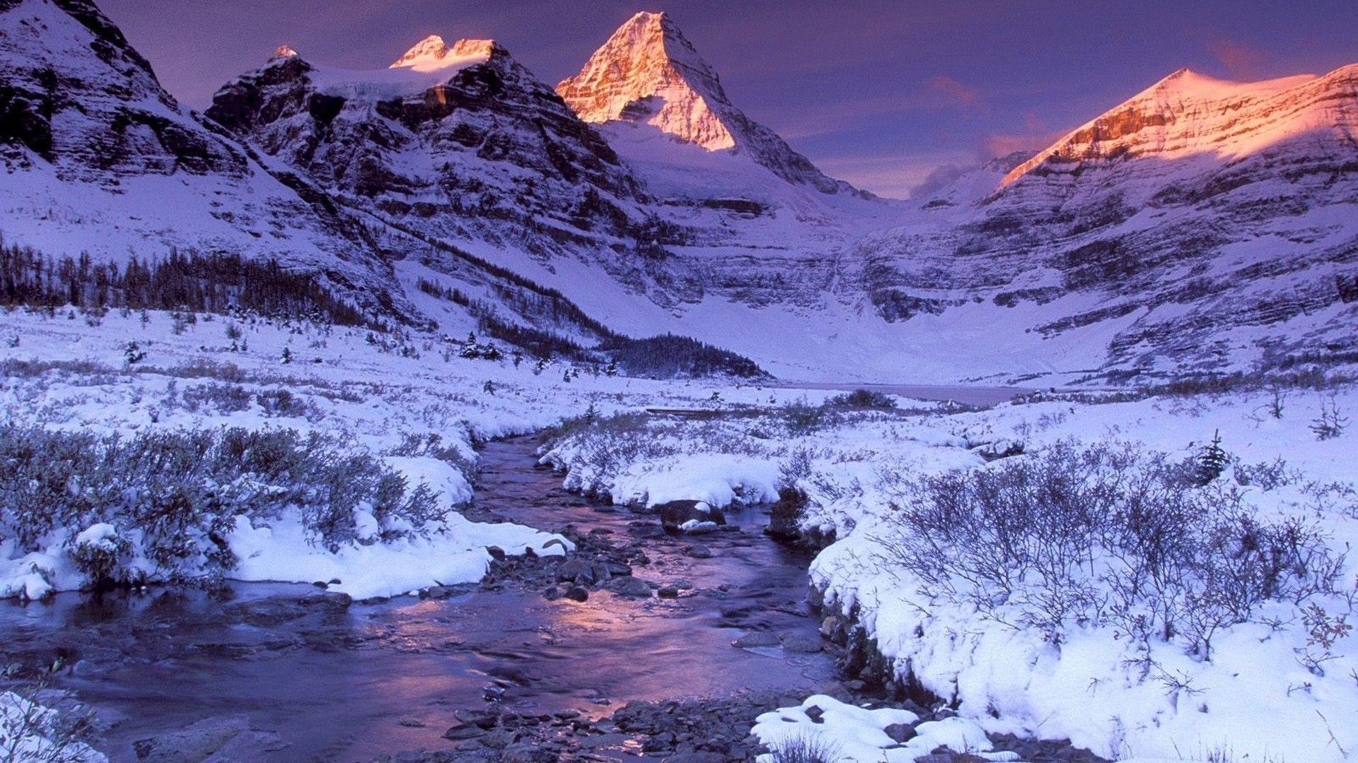 1920x1080 Alpine washington british columbia mount glow landscapes wallpaper