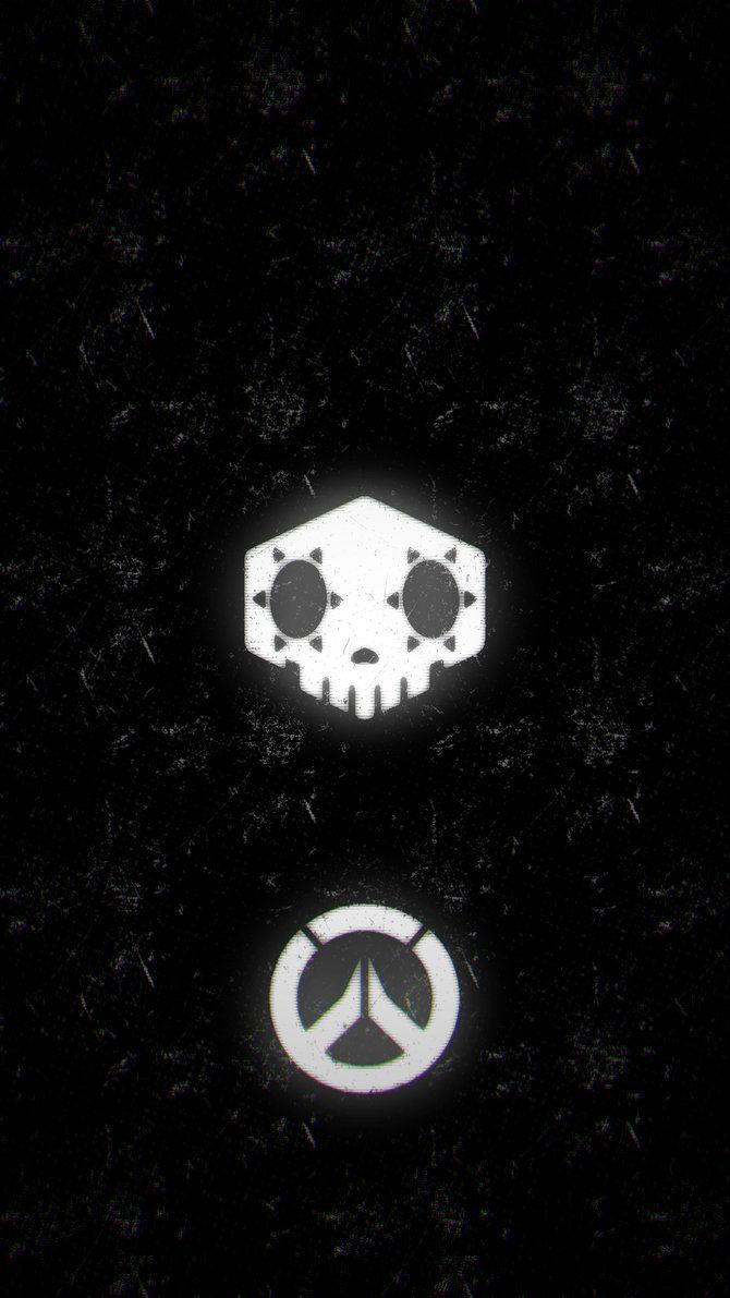670x1191 Sombra Dark Phone Wallpaper w/ Logo