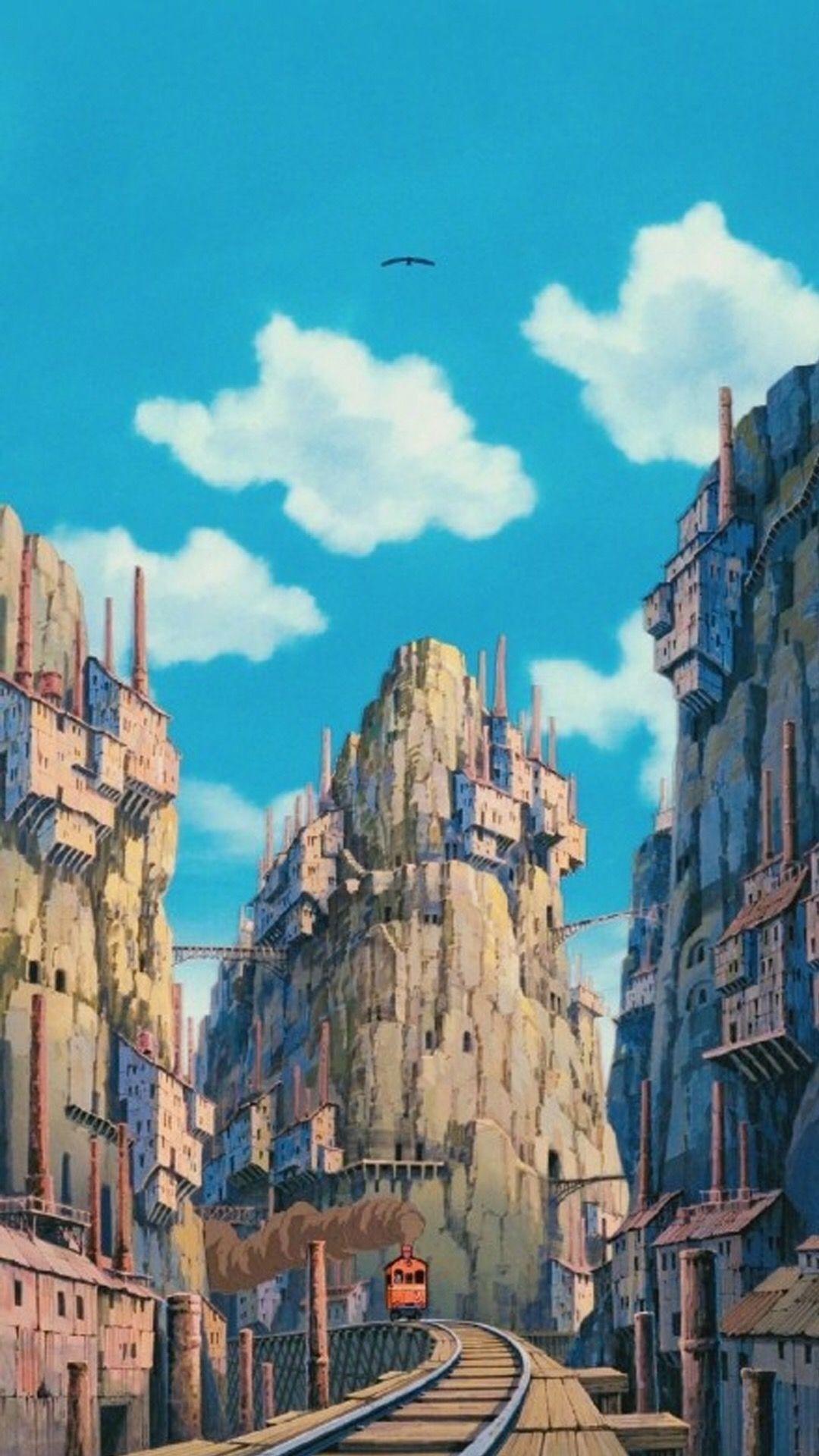 1080x1920 Hayao Miyazaki Mobile Wallpaper