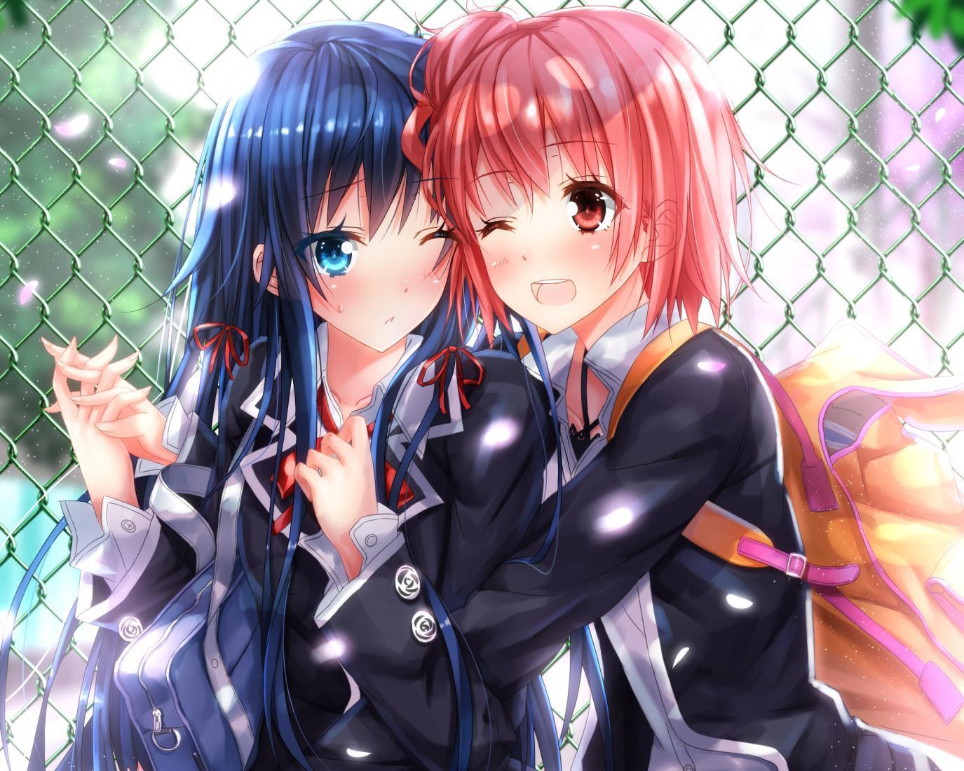 Best Friend Anime Wallpapers Top Free Best Friend Anime Backgrounds Wallpaperaccess