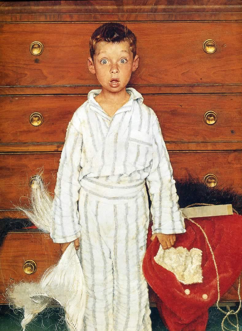 788x1080 Norman Rockwell Christmas Wallpaper .