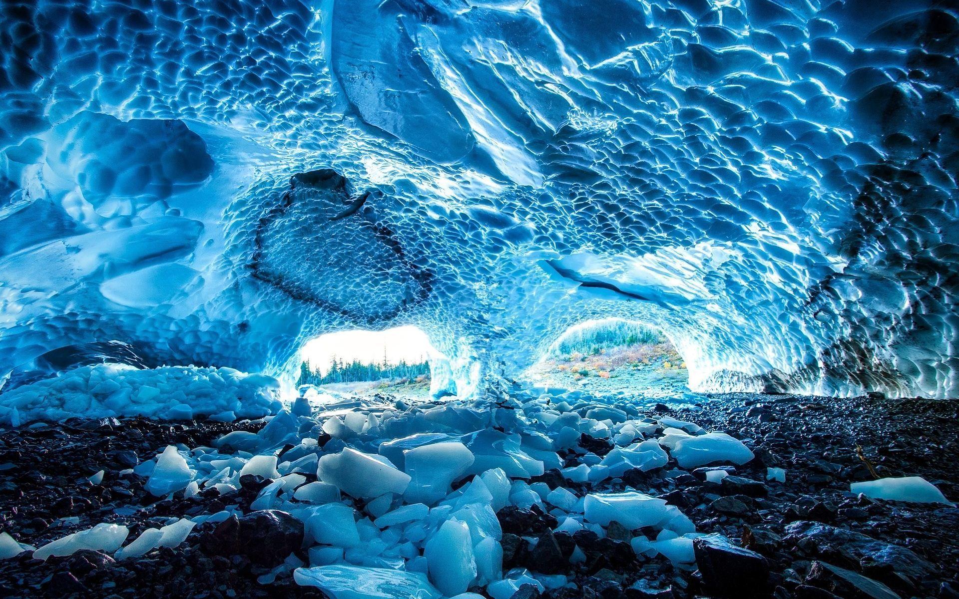 1920x1200 ice nature. Homepage Nature Ice Cave Washington Nature