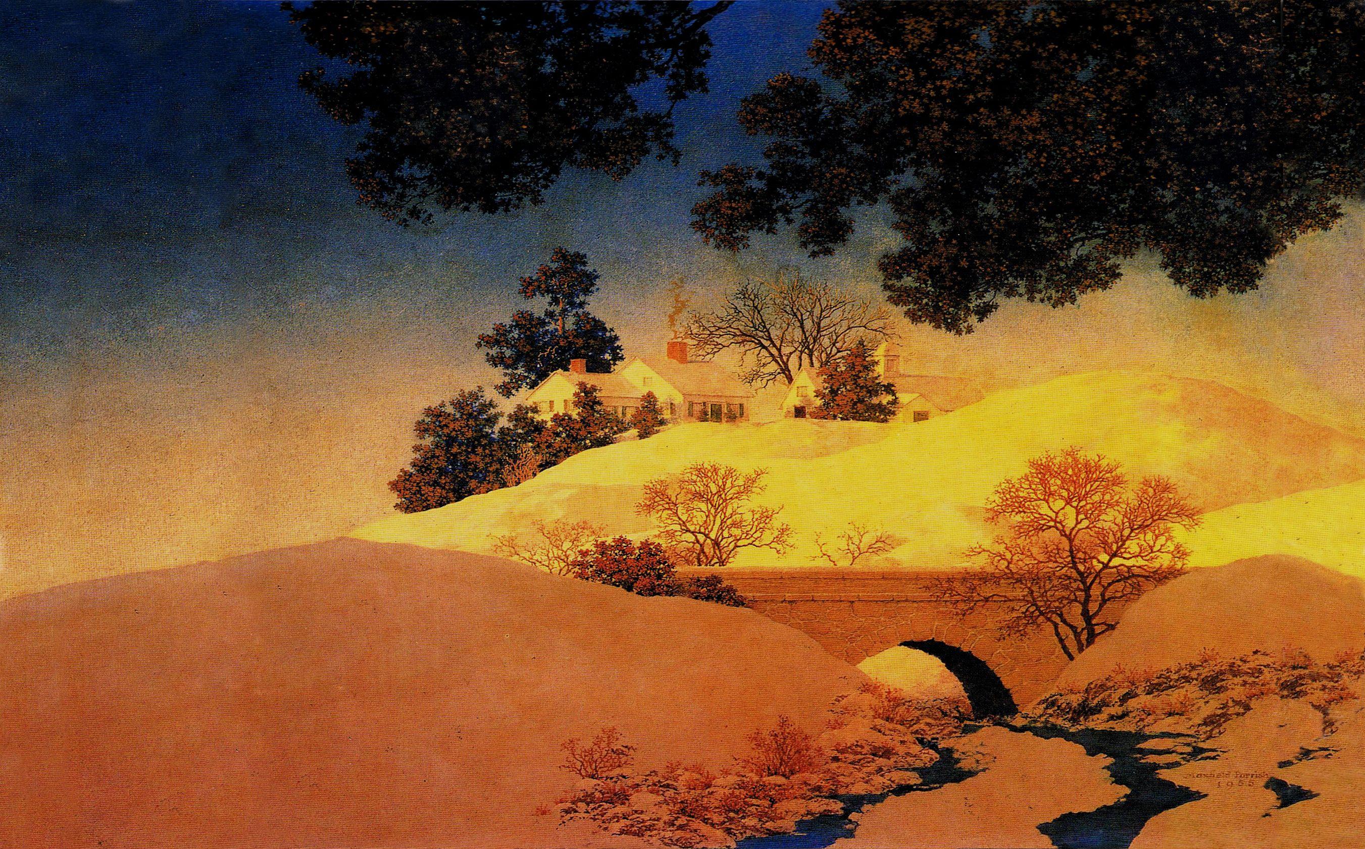 Maxfield parrish картины