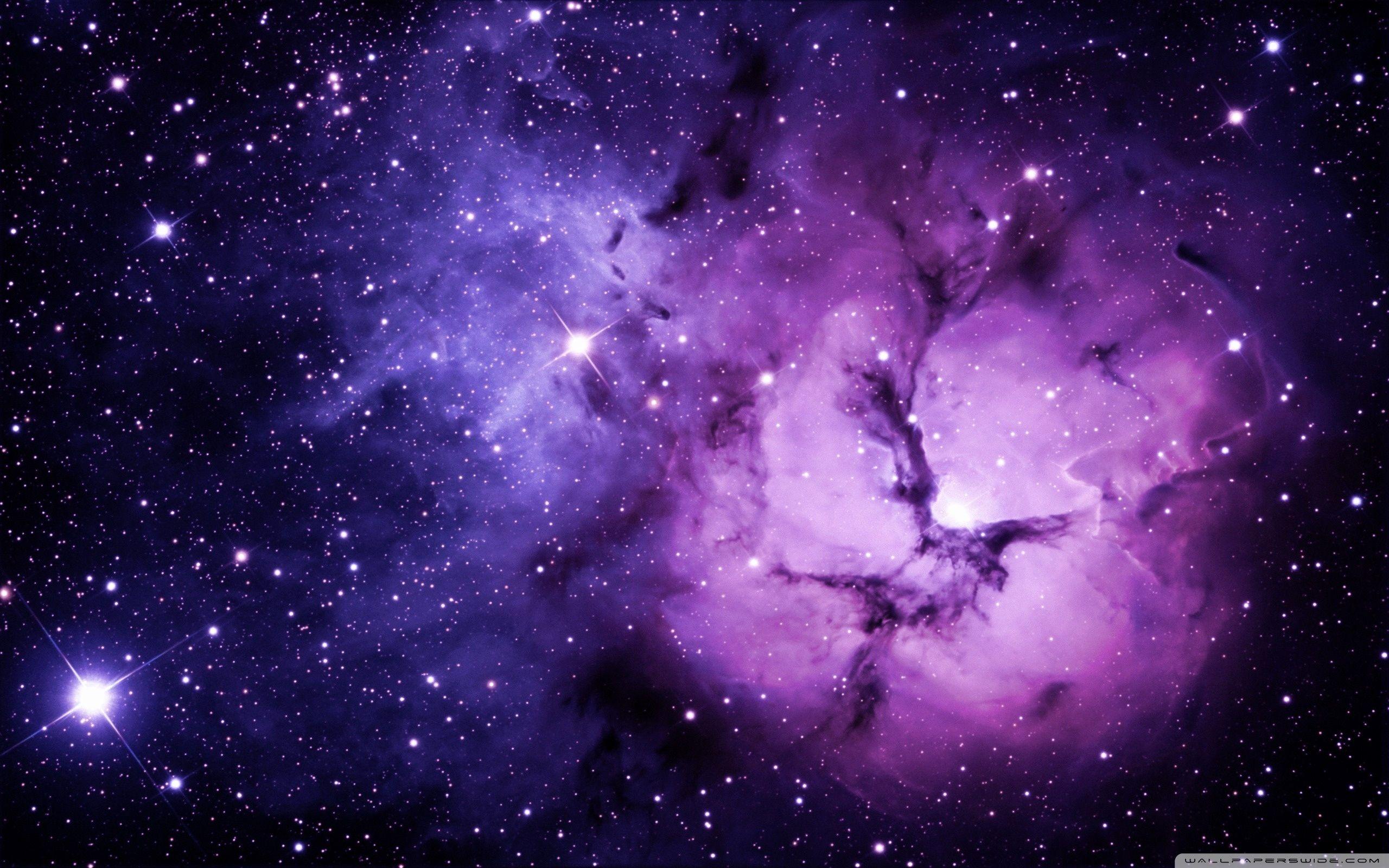 2560x1600 Elegant Purple Galaxy Background Inspiration