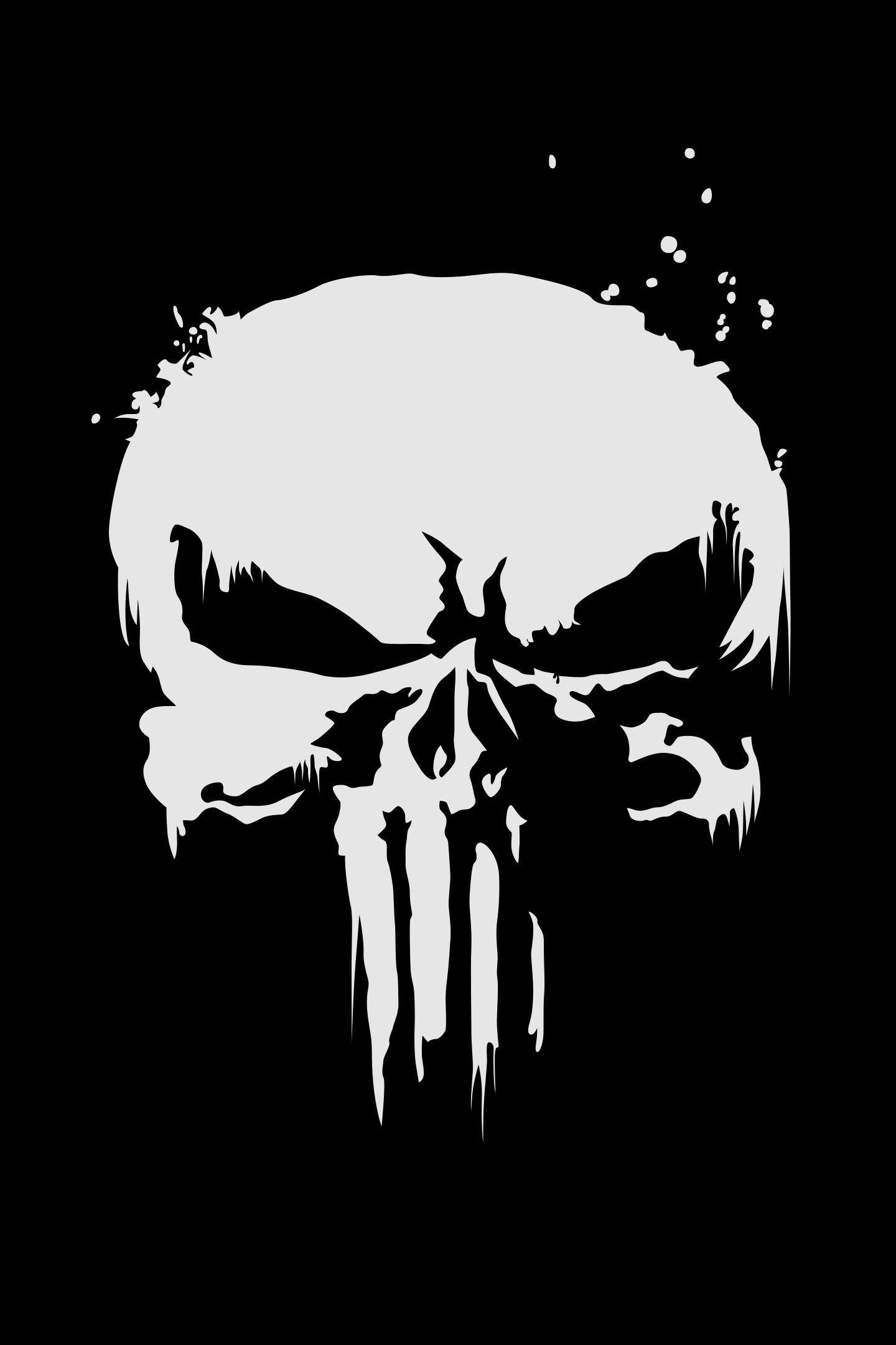 1440x2160 Download 1440x2560 wallpaper the punisher, logo, skull, qhd samsung galaxy s s edge, note, lg g 1440x2560 HD image, background, 1252
