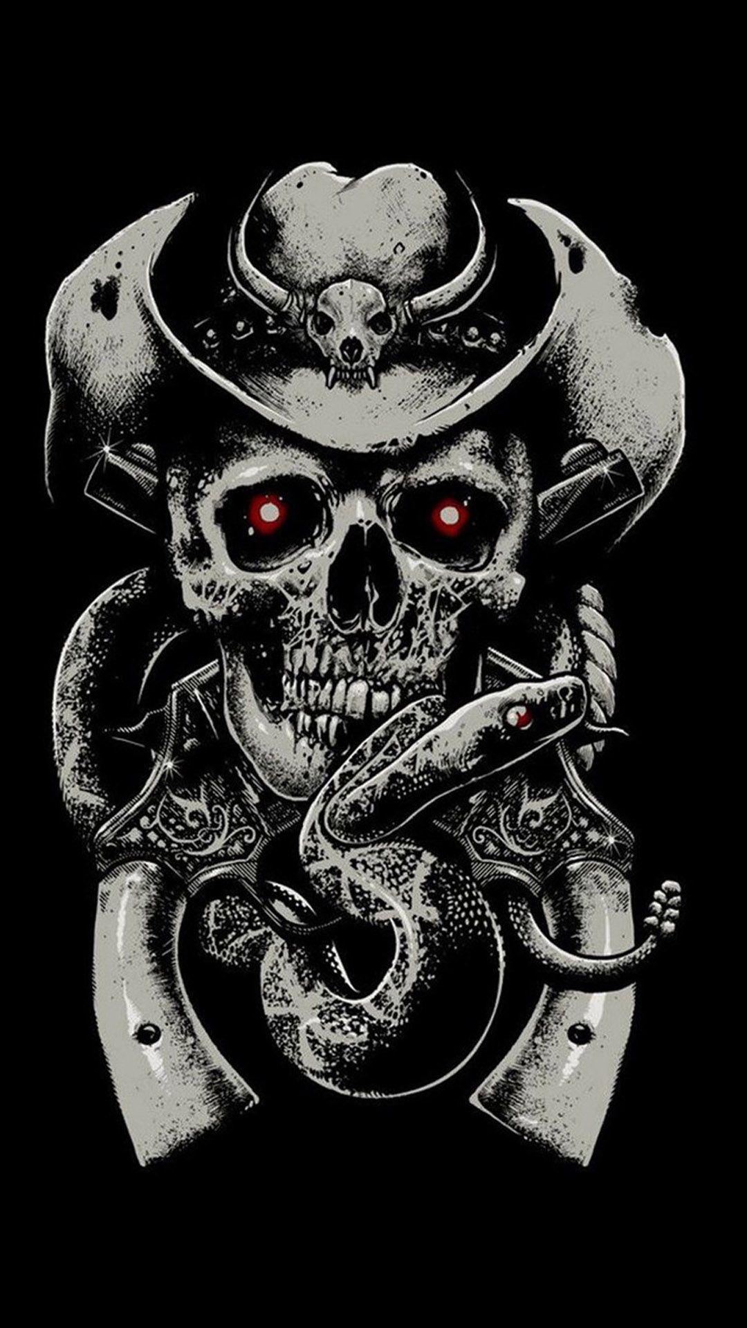 1080x1920 Skull Wallpaper For Android