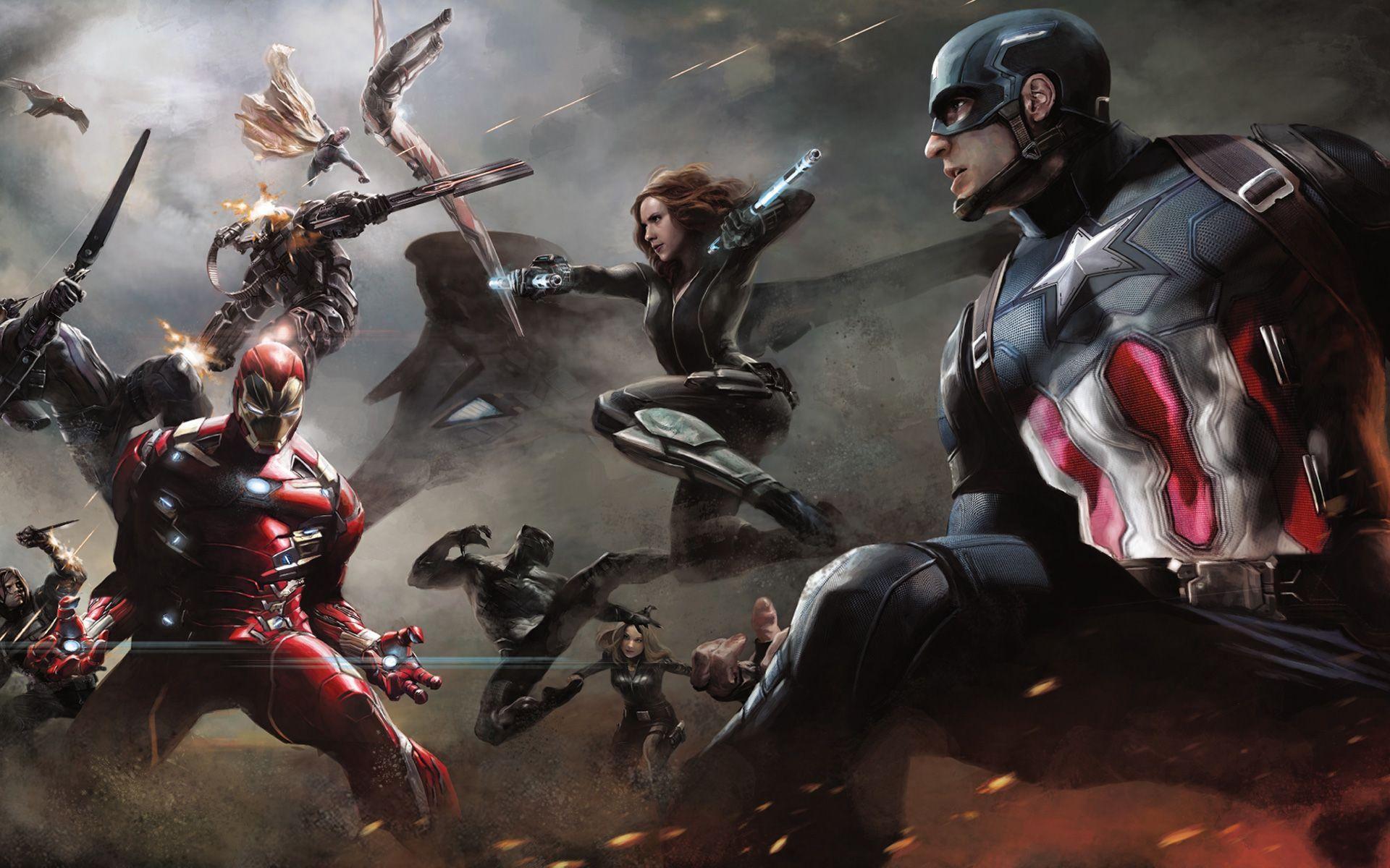 1920x1200 Captain America Civil War Wallpaper HD. Civil war artwork, Captain america civil war, Captain america civil