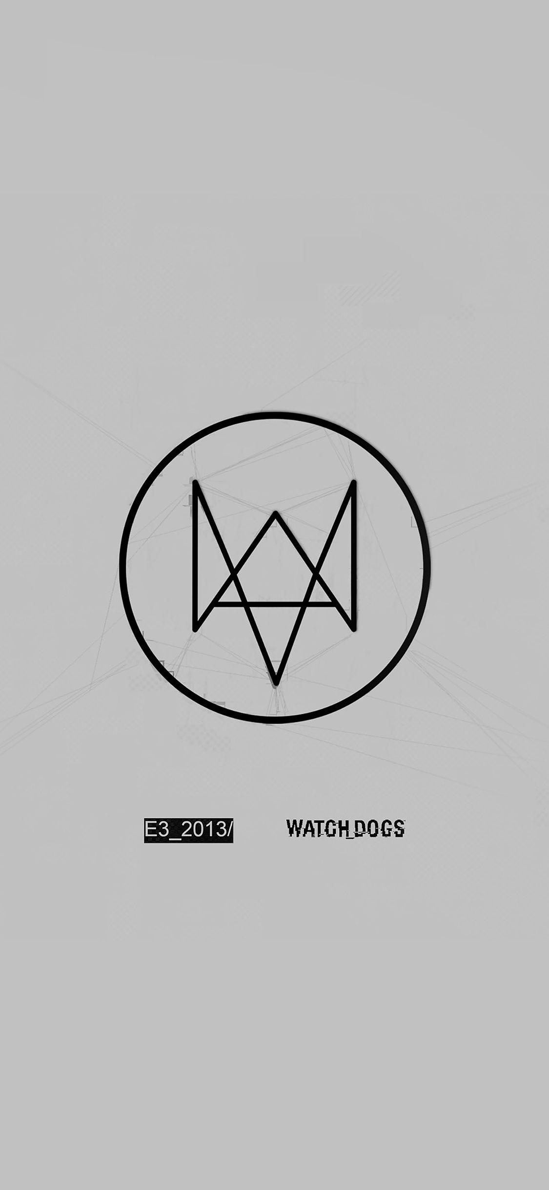 1125x2436 iPhoneXpapers watchdog gray logo game