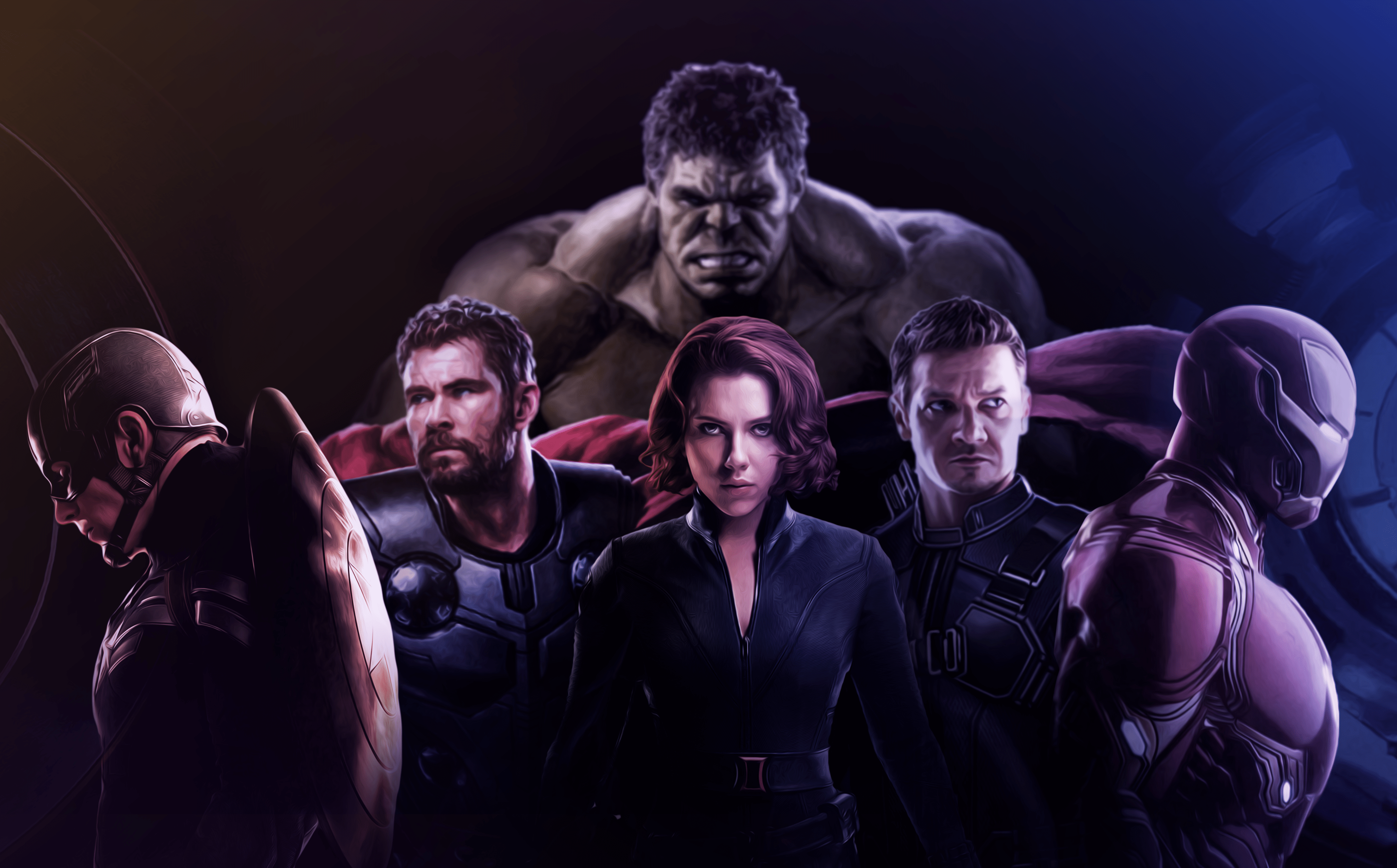 3945x2452 Avengers desktop wallpaper with shades of Civil War