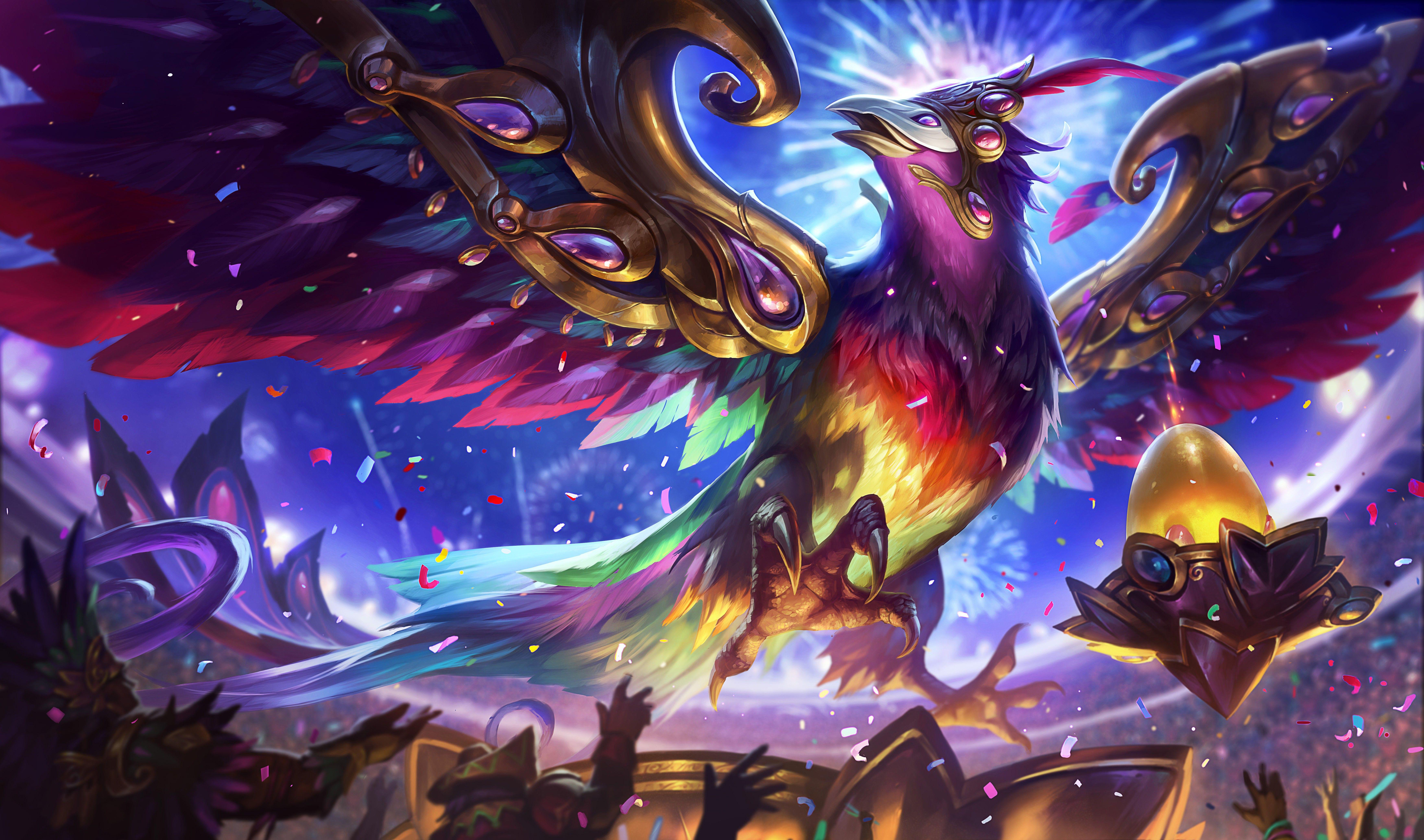 7000x4130 Anivia, Festival Queen Anivia, League of Legends, Video games Wallpaper HD / Desktop and Mobile Background
