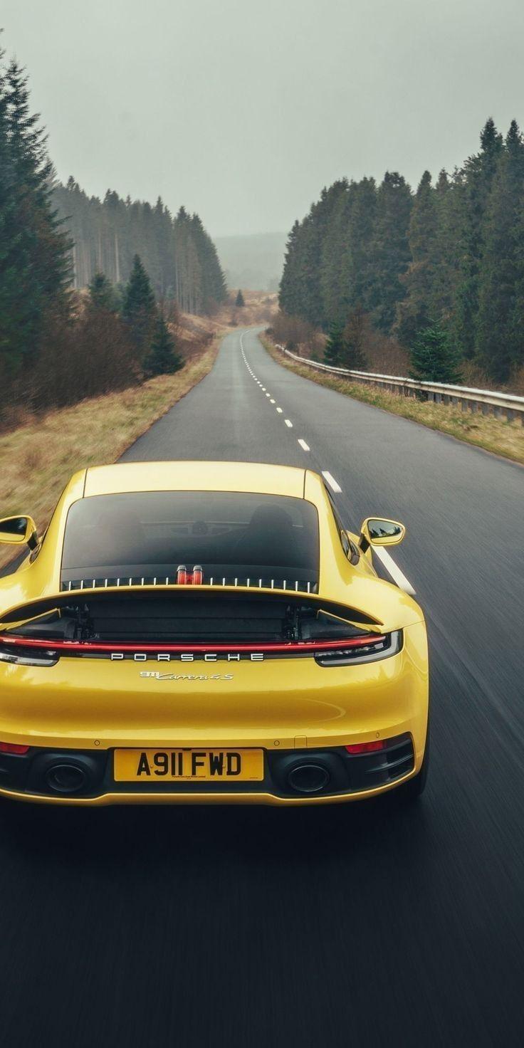 736x1472 yellow porsche wallpaper. Porsche 911 carrera 4s, Luxury car photo, Porsche 911 carrera