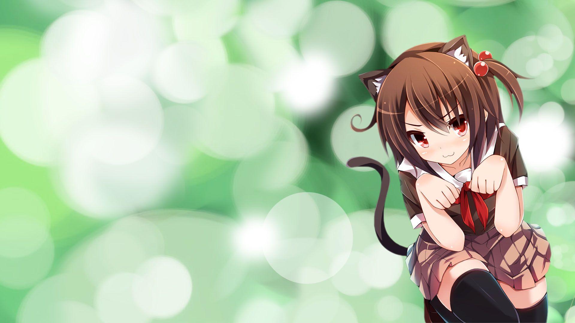 1920x1080 Anime Neko Girls Wallpaper. Kemonomimi. Neko, Girl