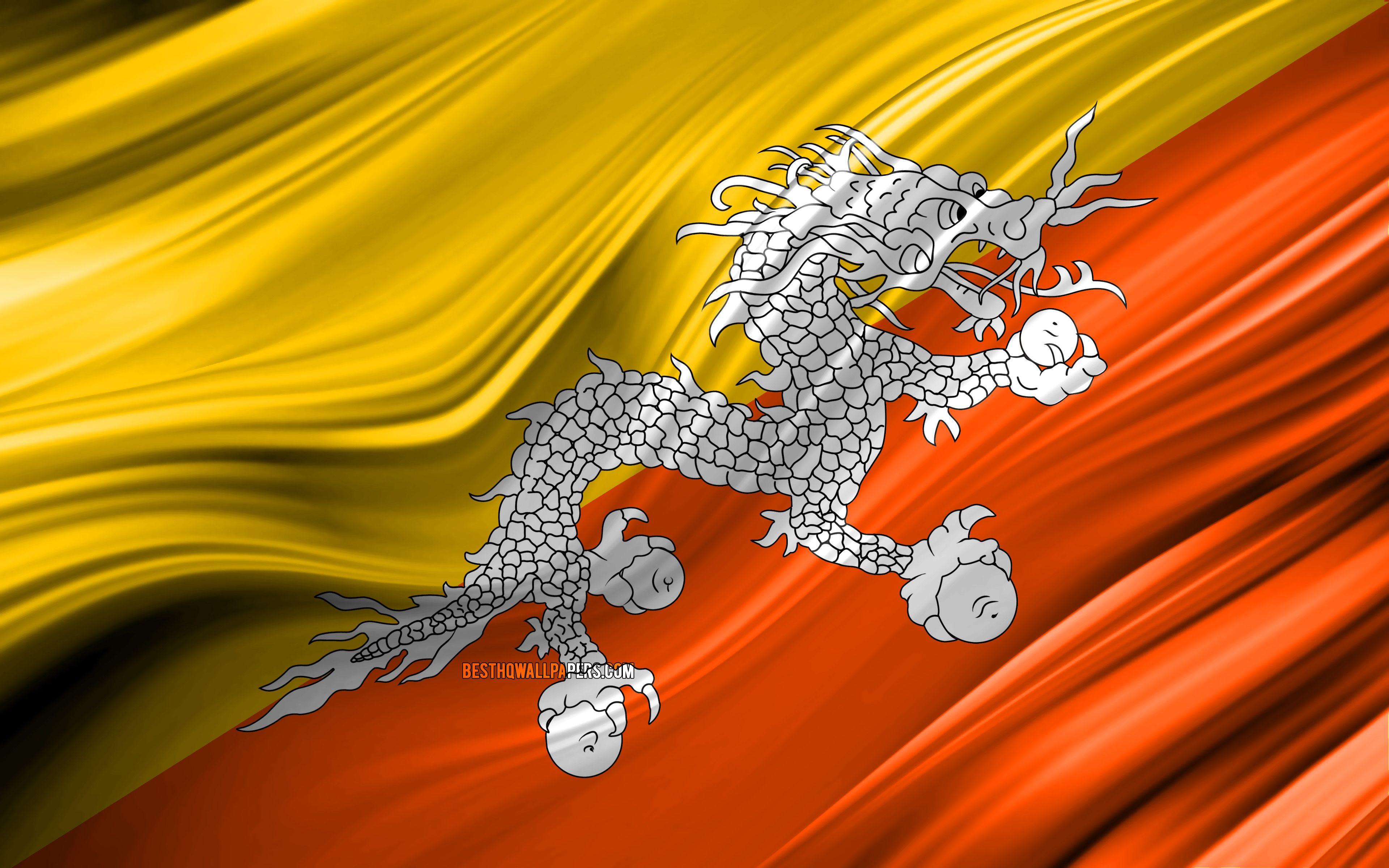 Bhutan Flag Wallpapers Top Free Bhutan Flag Backgrounds Wallpaperaccess