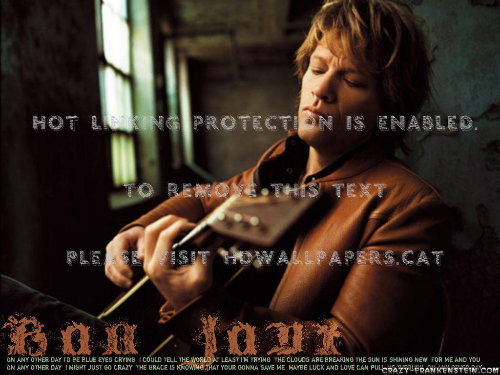 1024x768 jon bon jovi livin a prayer lay your hands