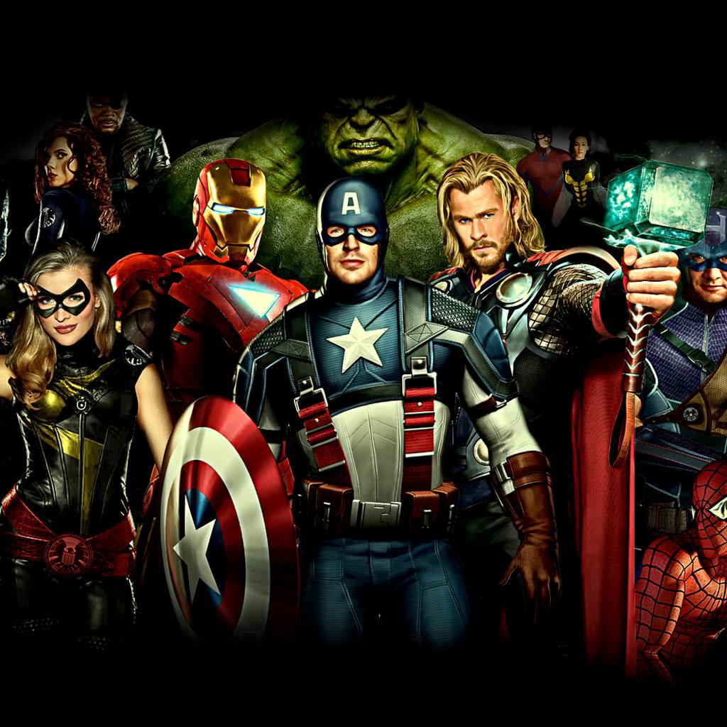 Hình nền iPad 1024x1024 Avengers 1024x1024 px
