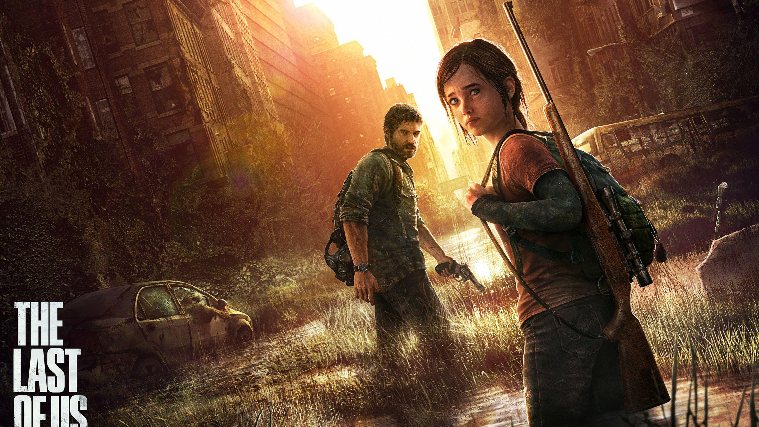 2560x1440 playstation ellie, joel, some of us, naughty dog, the last of us, ellie, joel desktop wallpaper 8232