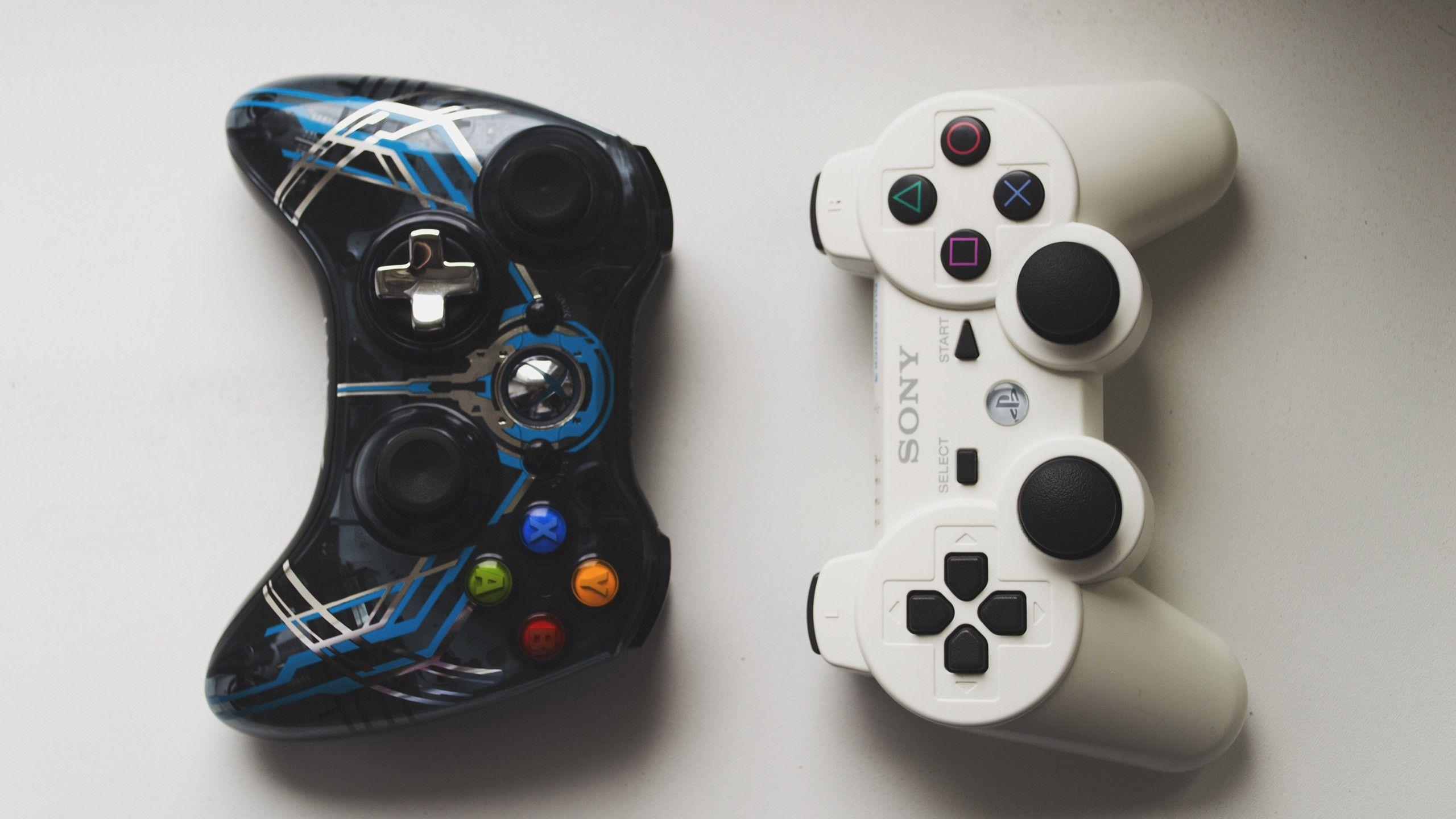 2560x1440 Xbox vs Playstation desktop PC and Mac wallpaper