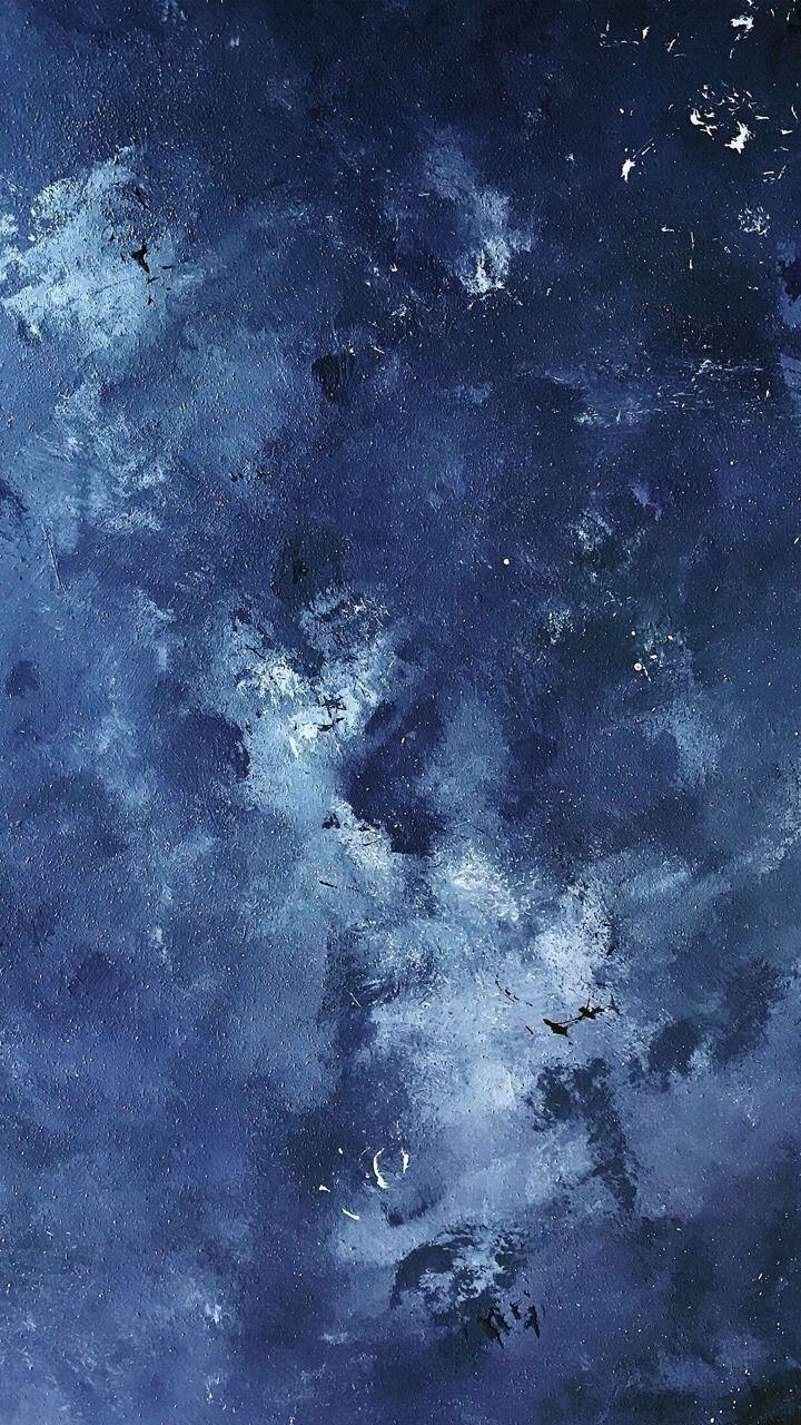 720x1280 Blue, Wallpaper, And Aesthetic Image iPhone Wallpaper Dark Watercolor Background