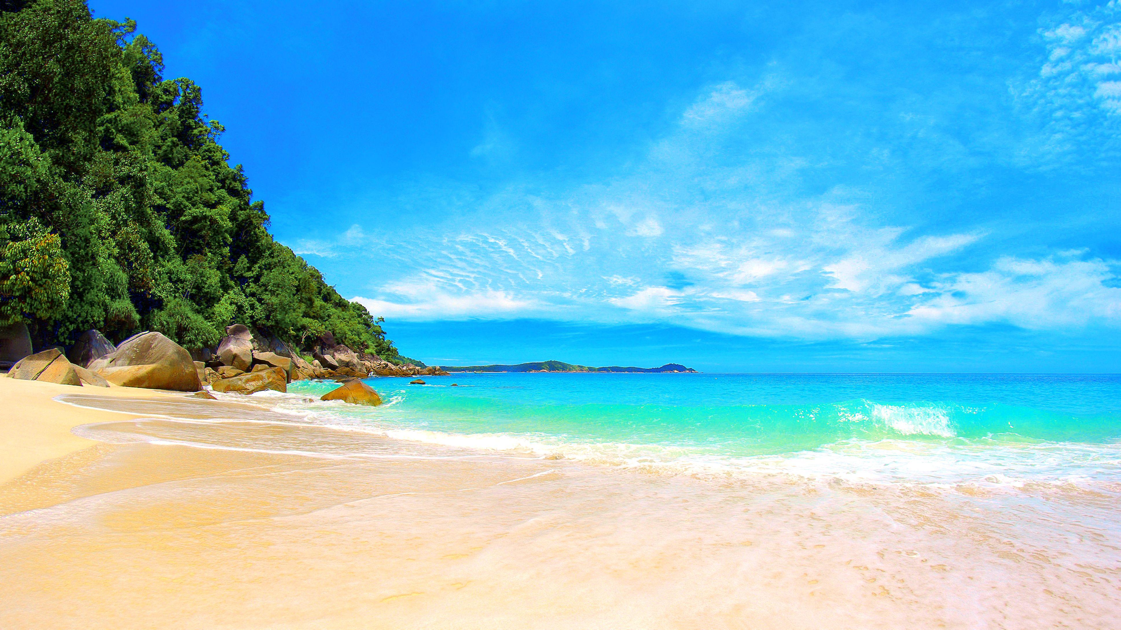 3874x2176 Photos For Beach Wallpaper High Resolution Mobile