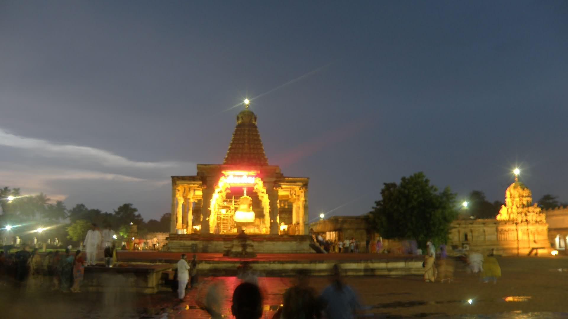 1920x1080 The Big Temple Or Brihadeeswarar Temple In Thanjavur