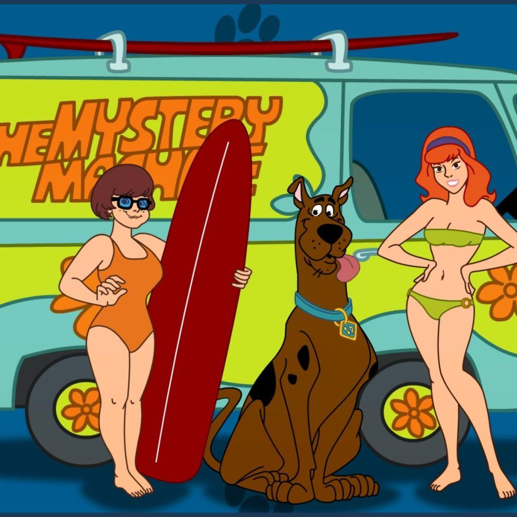 1024x1024 Scooby doo Wallpaper: Daphne Velma Scoobydoo