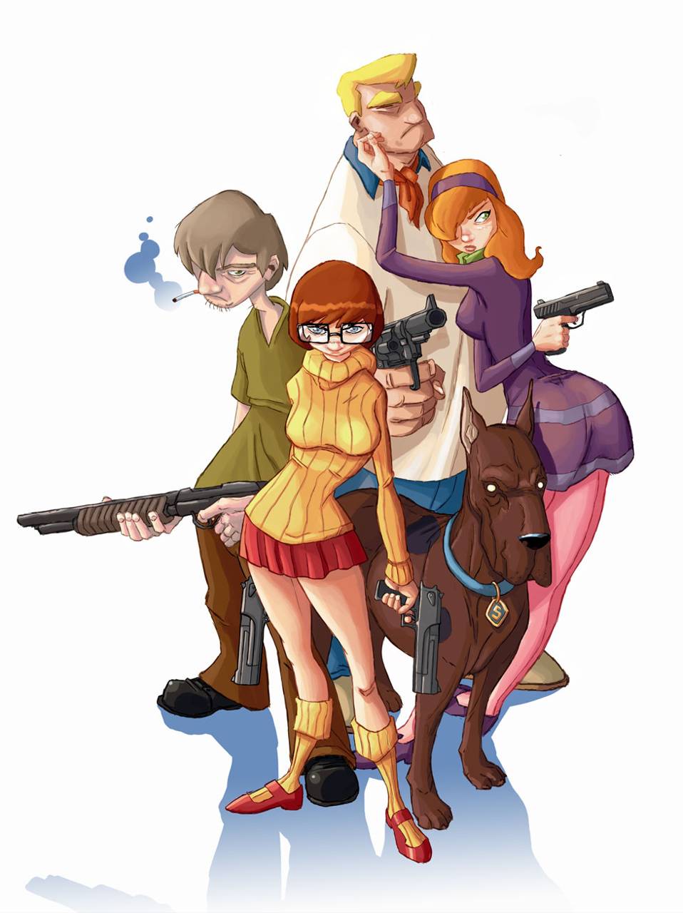 958x1280 Mystery Inc wallpaper