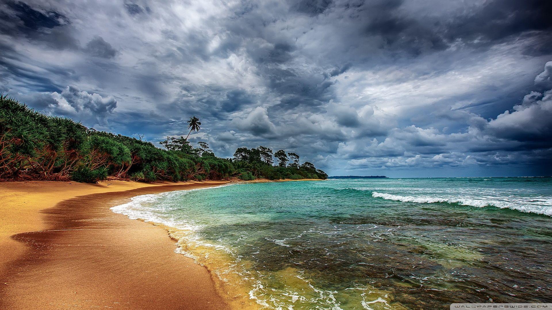 1920x1080 Tropical Coast With Beautiful Beach ❤ 4K HD Desktop Wallpaper
