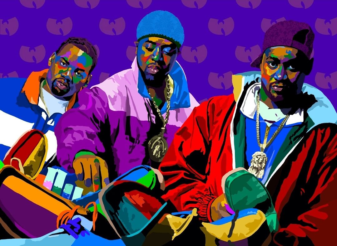 1079x789 Ironman Killah Cappadonna Raekwon portrait art