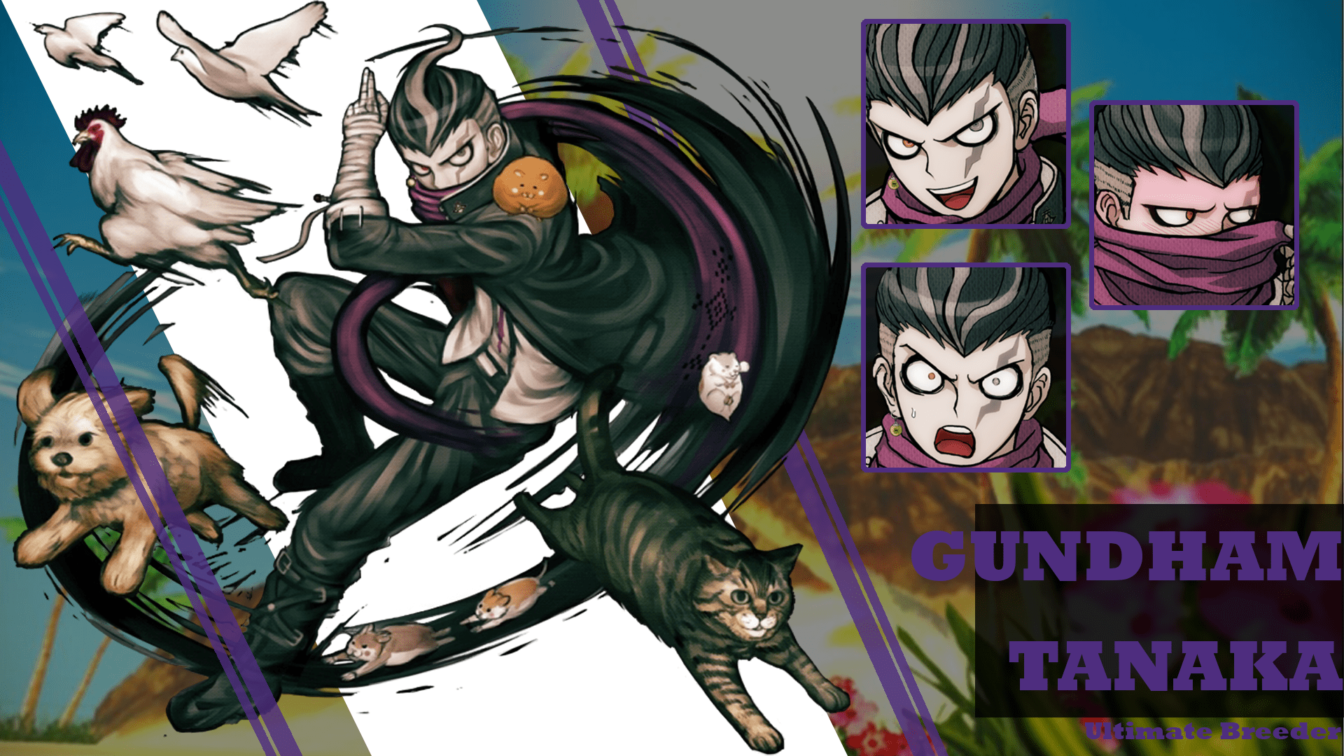 1920x1080 Danganronpa Character Wallpaper: Day 22 (Gundham)