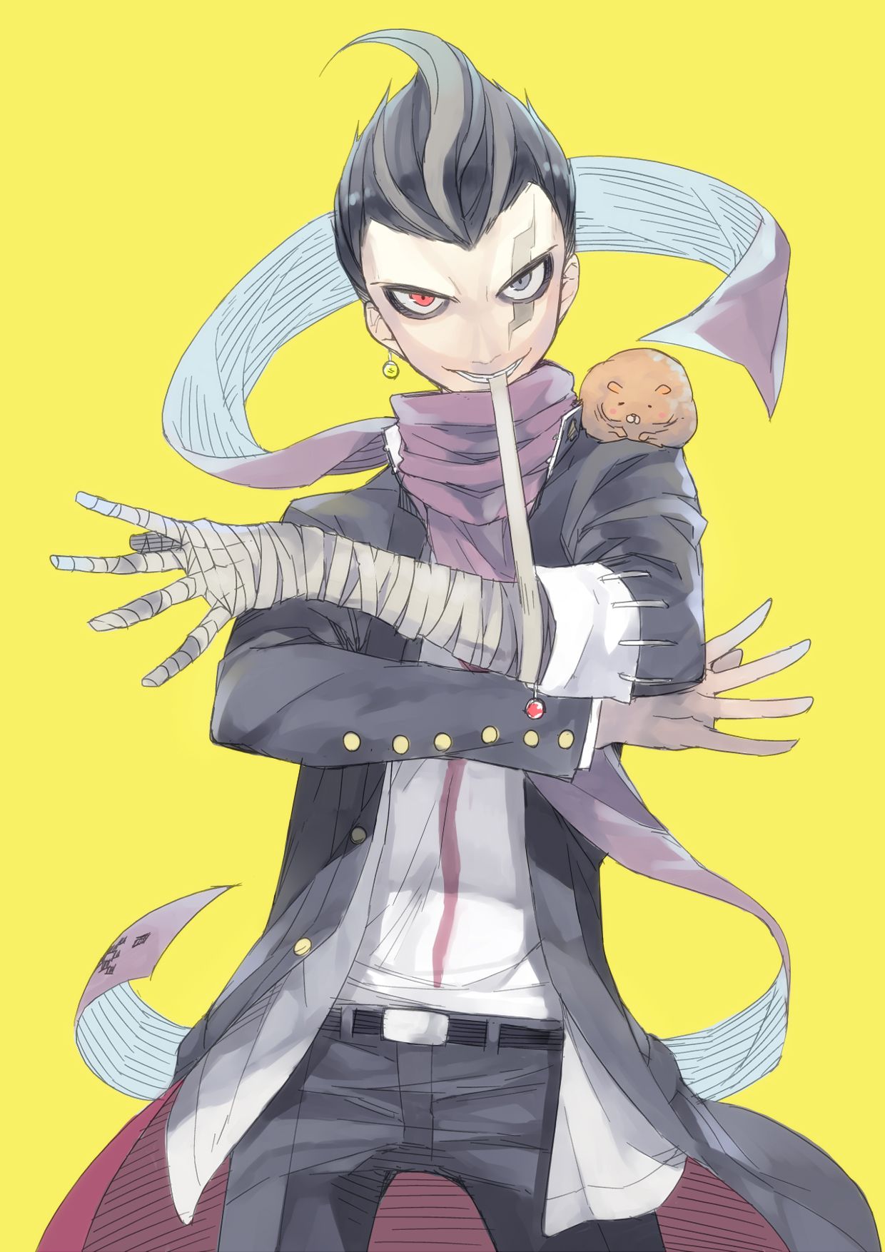 1240x1754 Tanaka Gundam Danganronpa 2 Wallpaper by Haruba Negi Anime Image Board