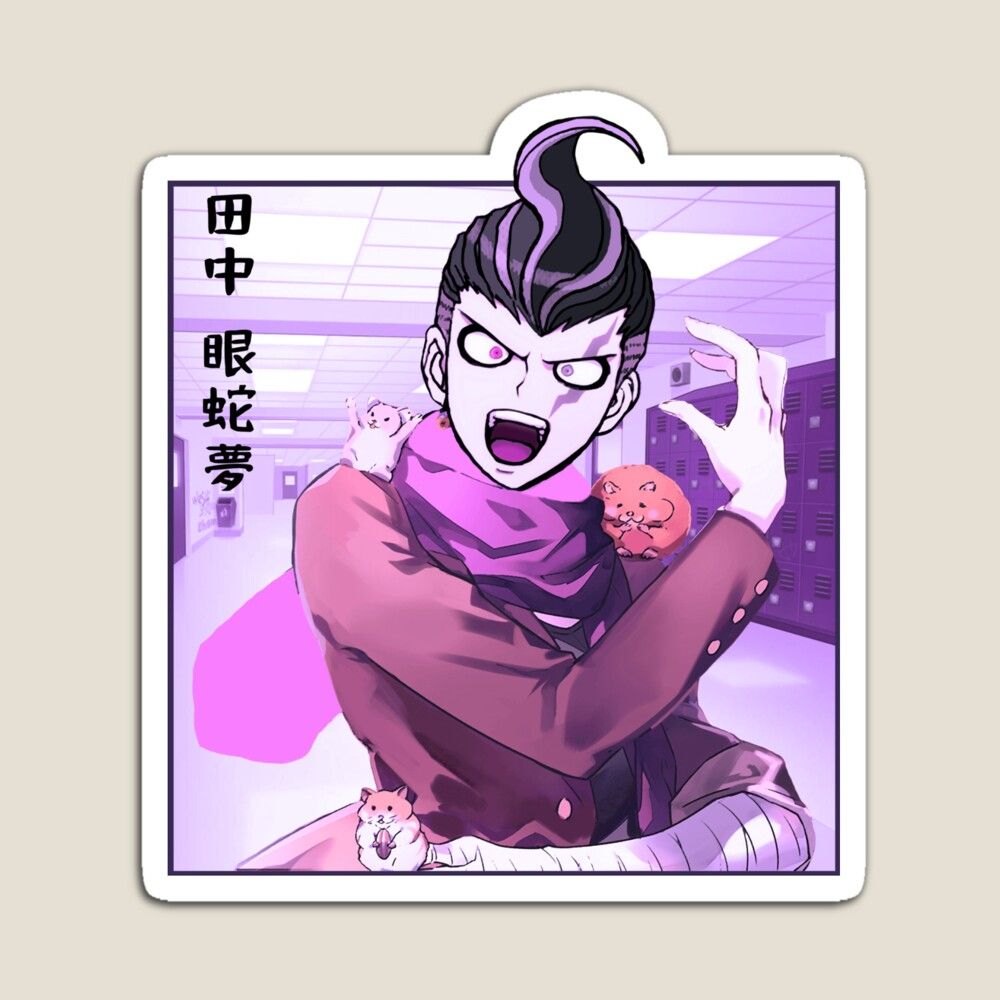 1000x1000 Gundham Tanaka Danganronpa Vaporwave Anime Aesthetic Kawaii Fairy Kei Pastel Goth Manga Art Board Print