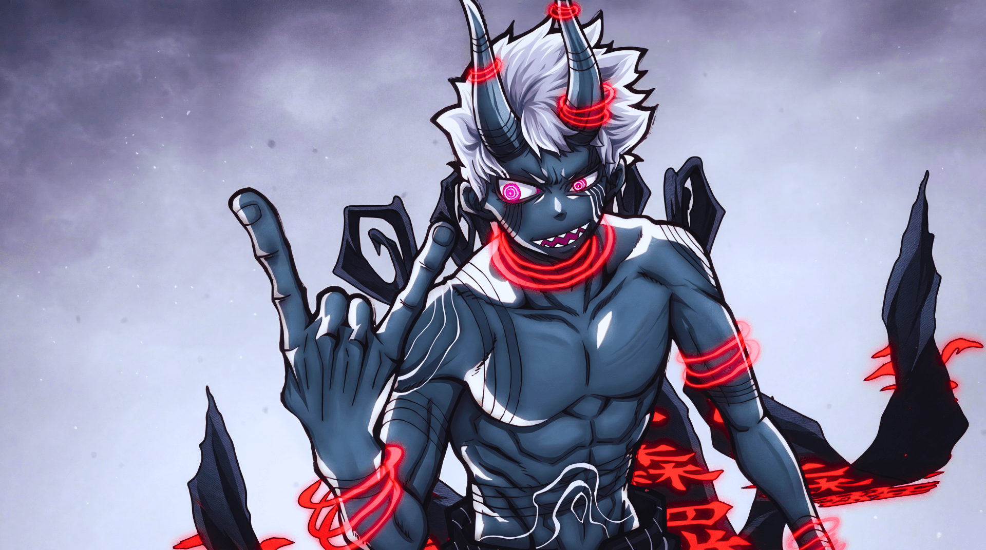 1920x1072 Fire Force Season 3 Banshoman Demon Form 4k Wallpaper