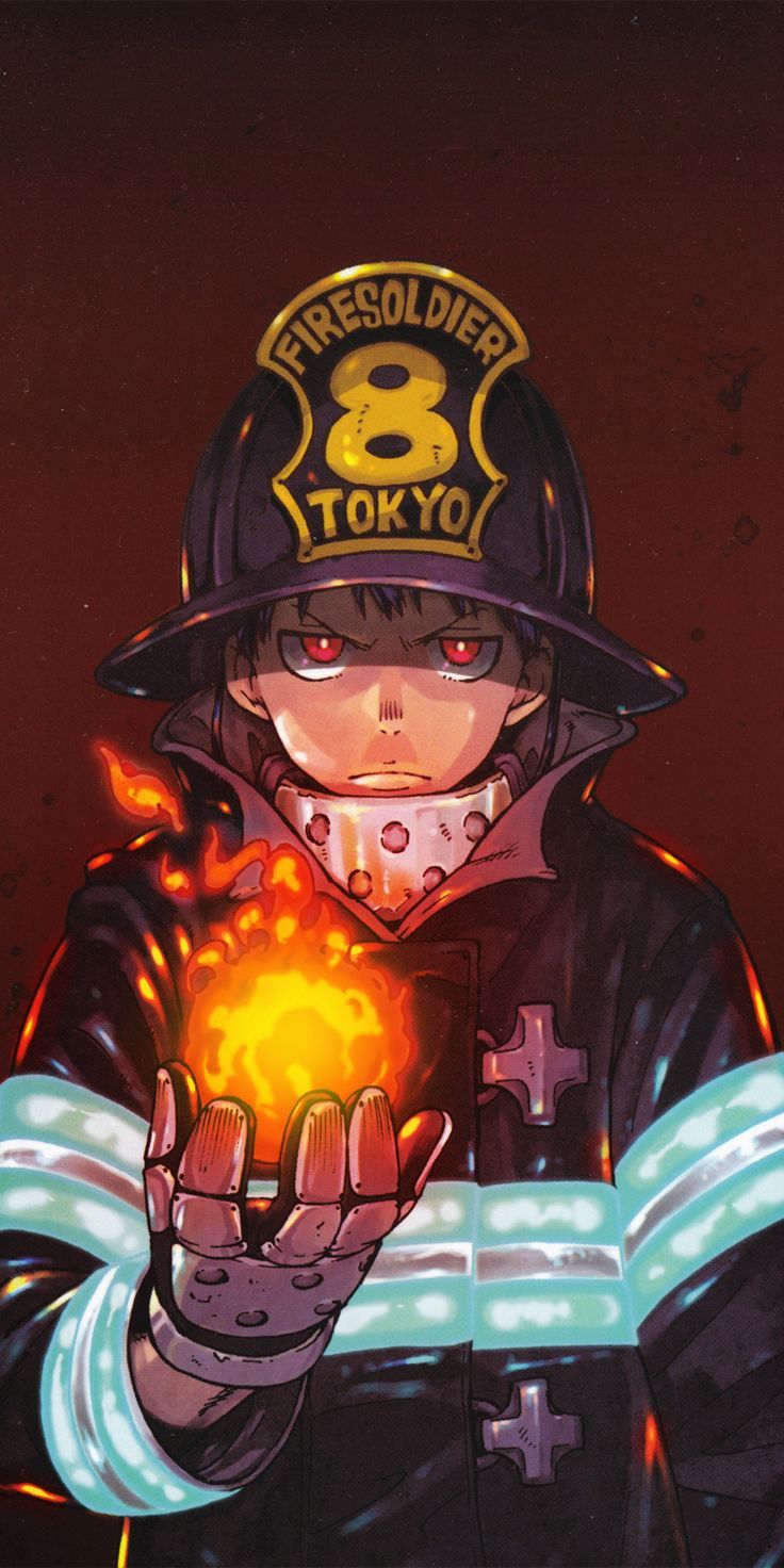 736x1472 Fire Force Anime Mobile Wallpaper HD the Hero