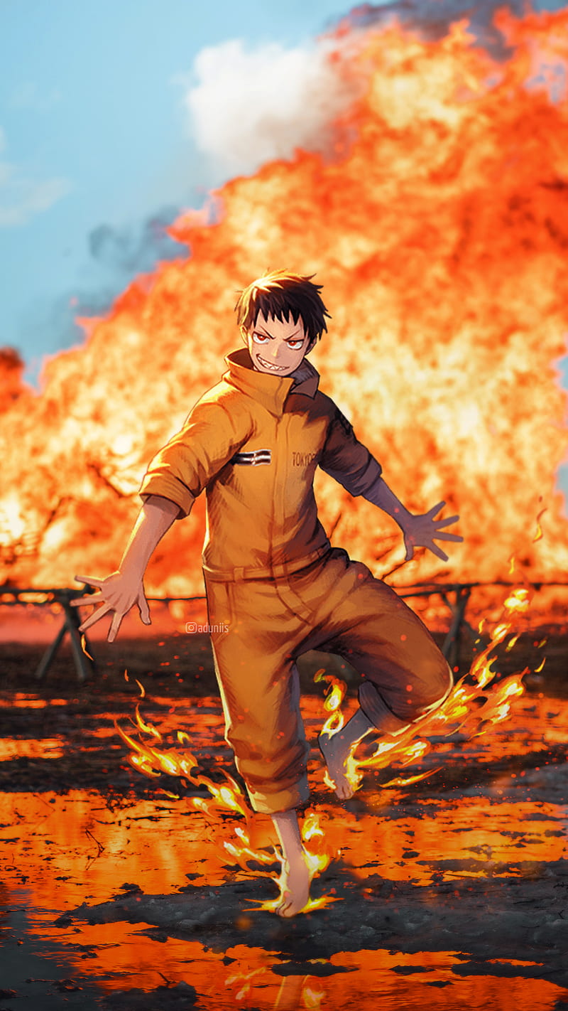 800x1422 HD shinra wallpaper