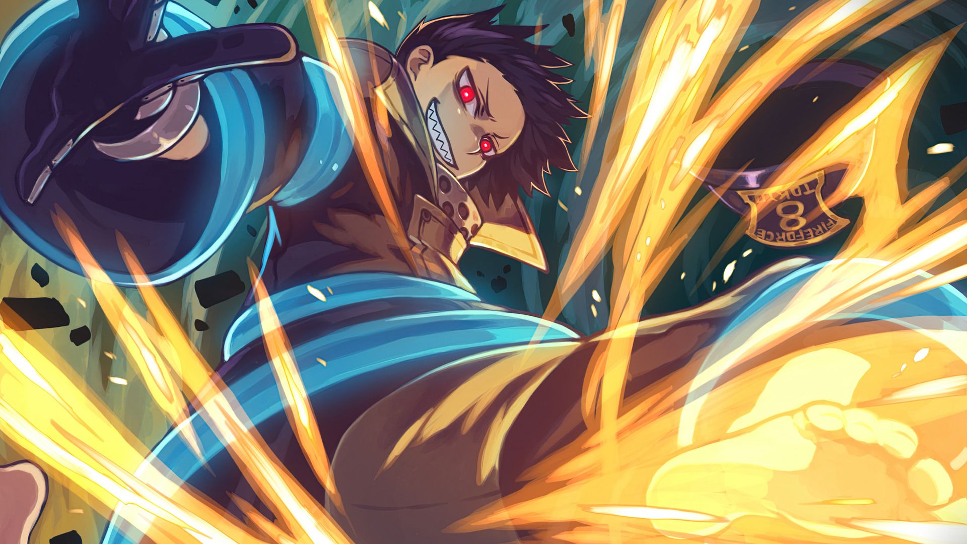 1920x1080 Shinra Kusakabe Blaze