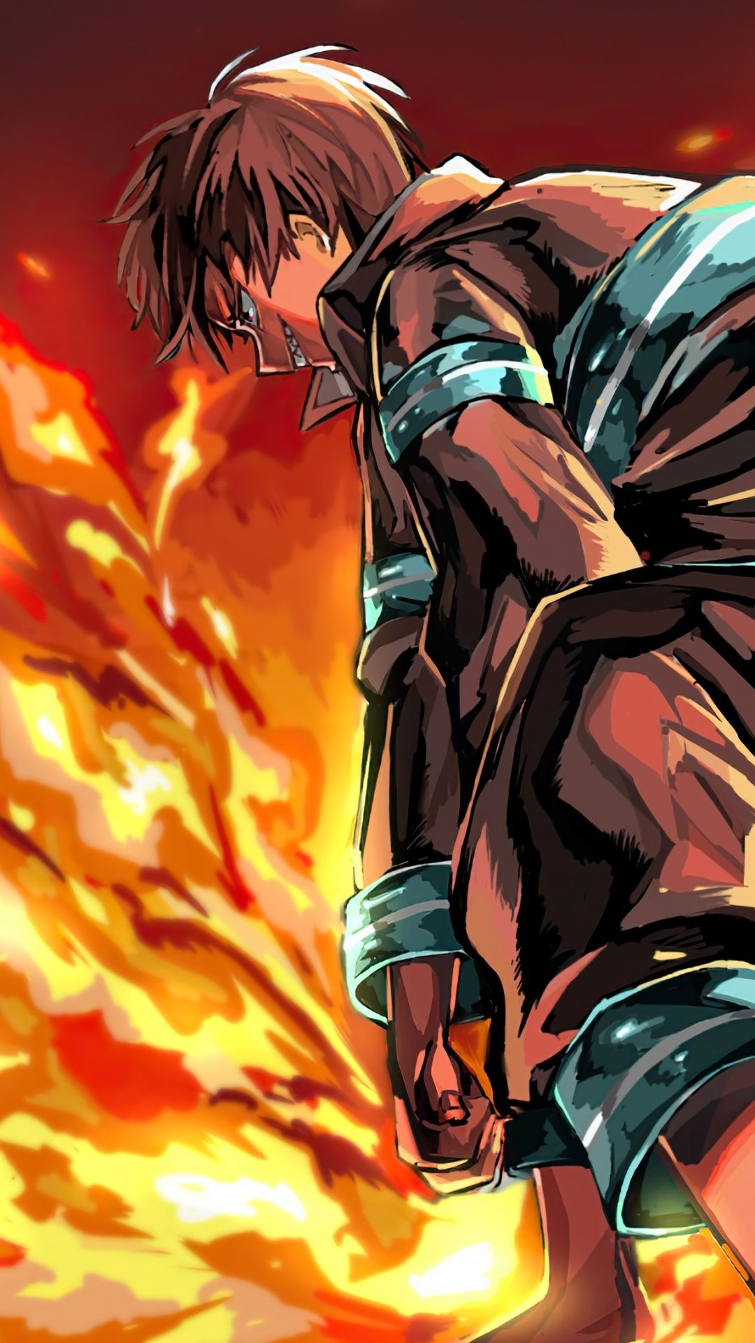 1080x1920 Phone wallpaper: Anime, Fire Force, Shinra Kusakabe 1430962