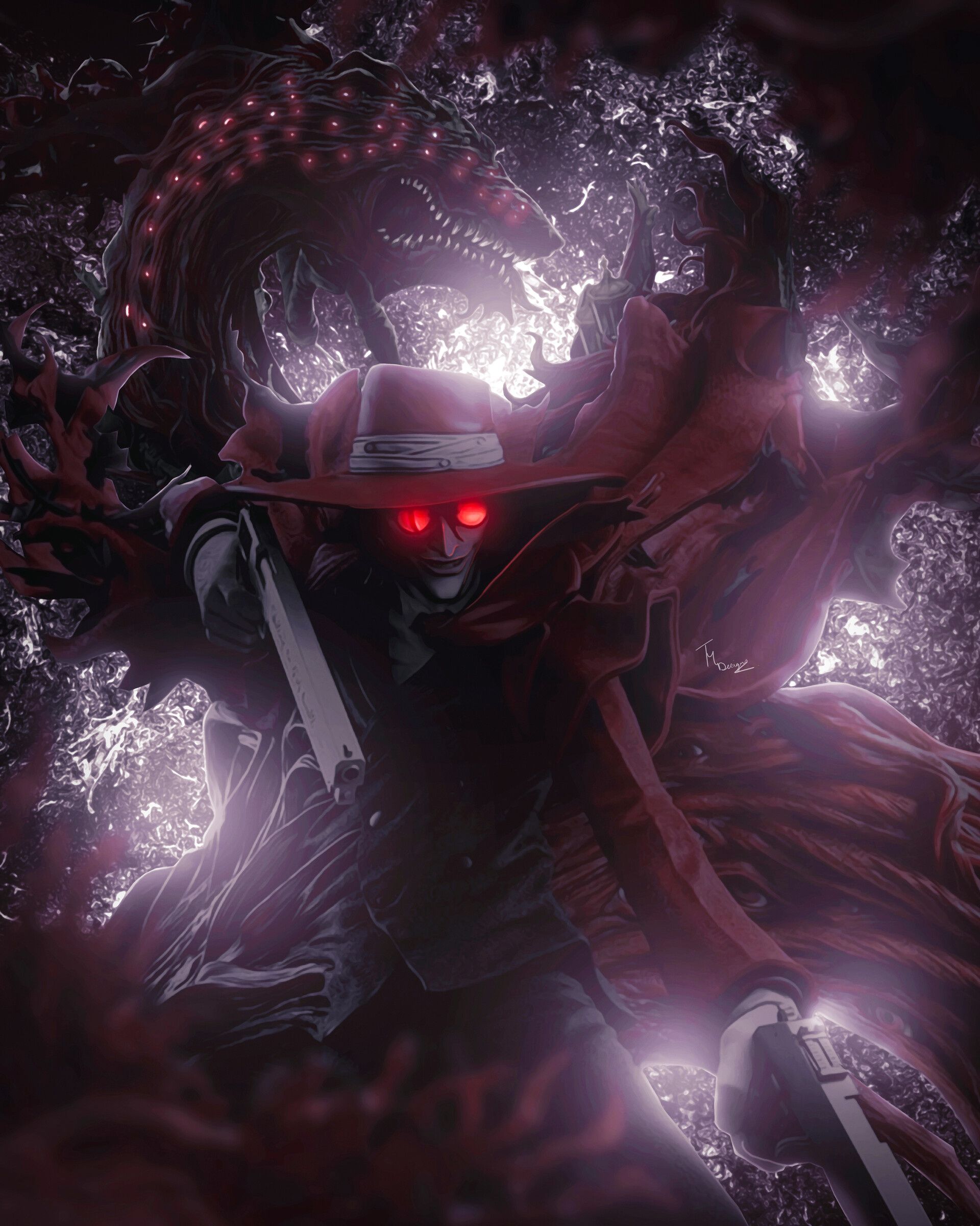 1920x2400 Alucard (Hellsing) Wallpaper
