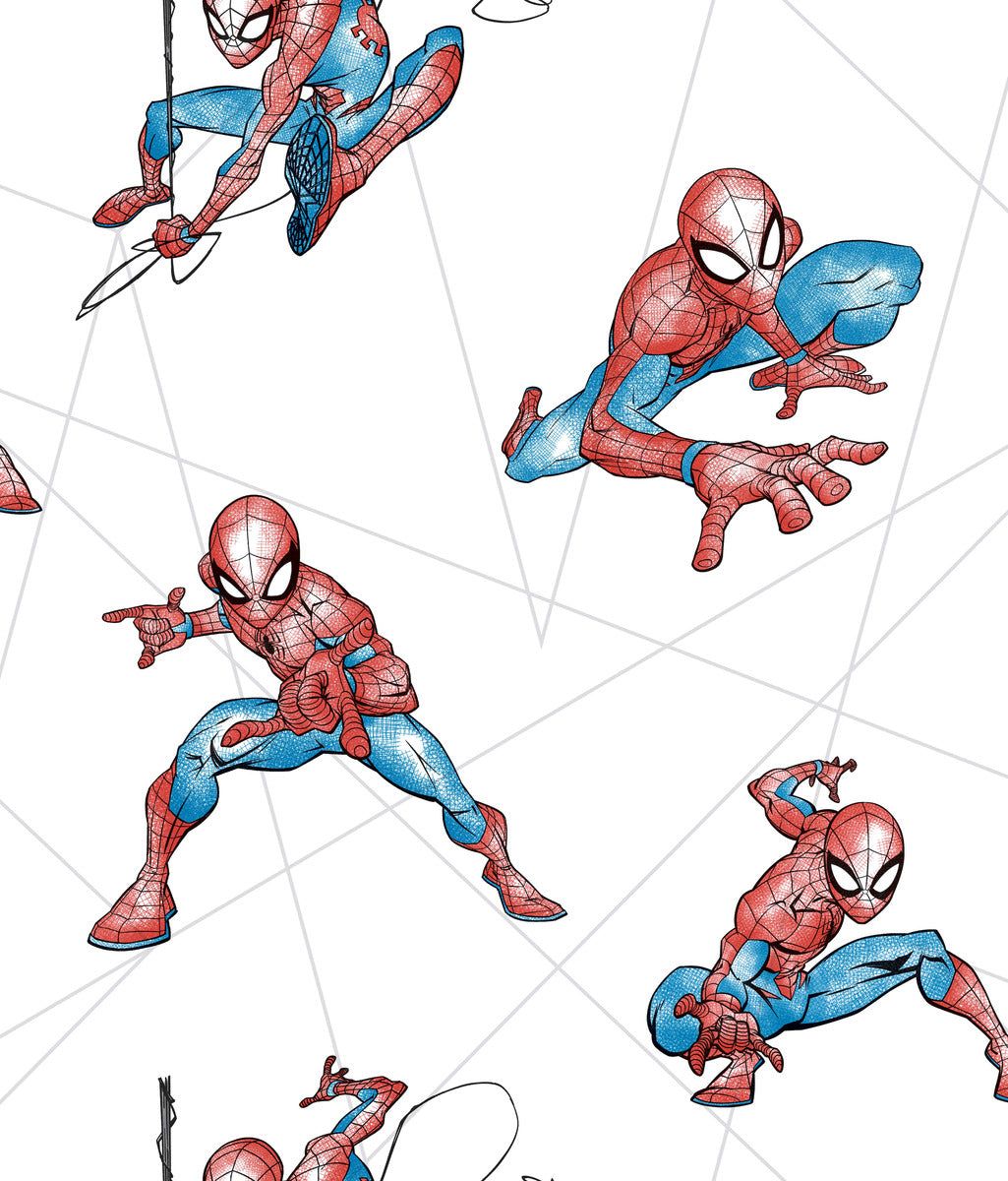 1025x1200 DI0939 Red Blue Gray Spider Man Fracture Wallpaper