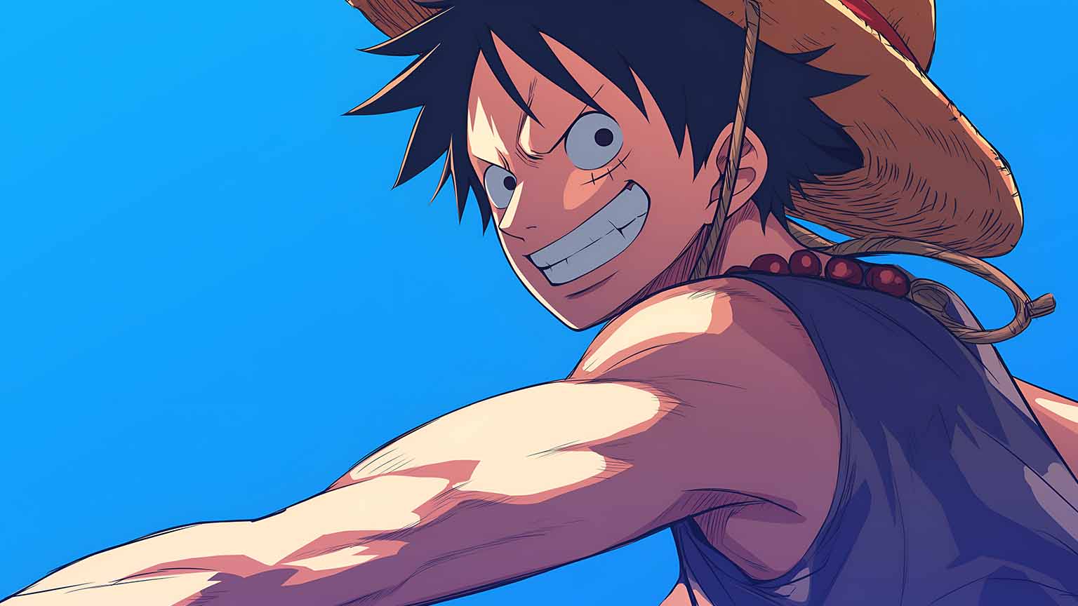 1536x864 Free One Piece Monkey D. Luffy Pirate King Desktop Wallpaper