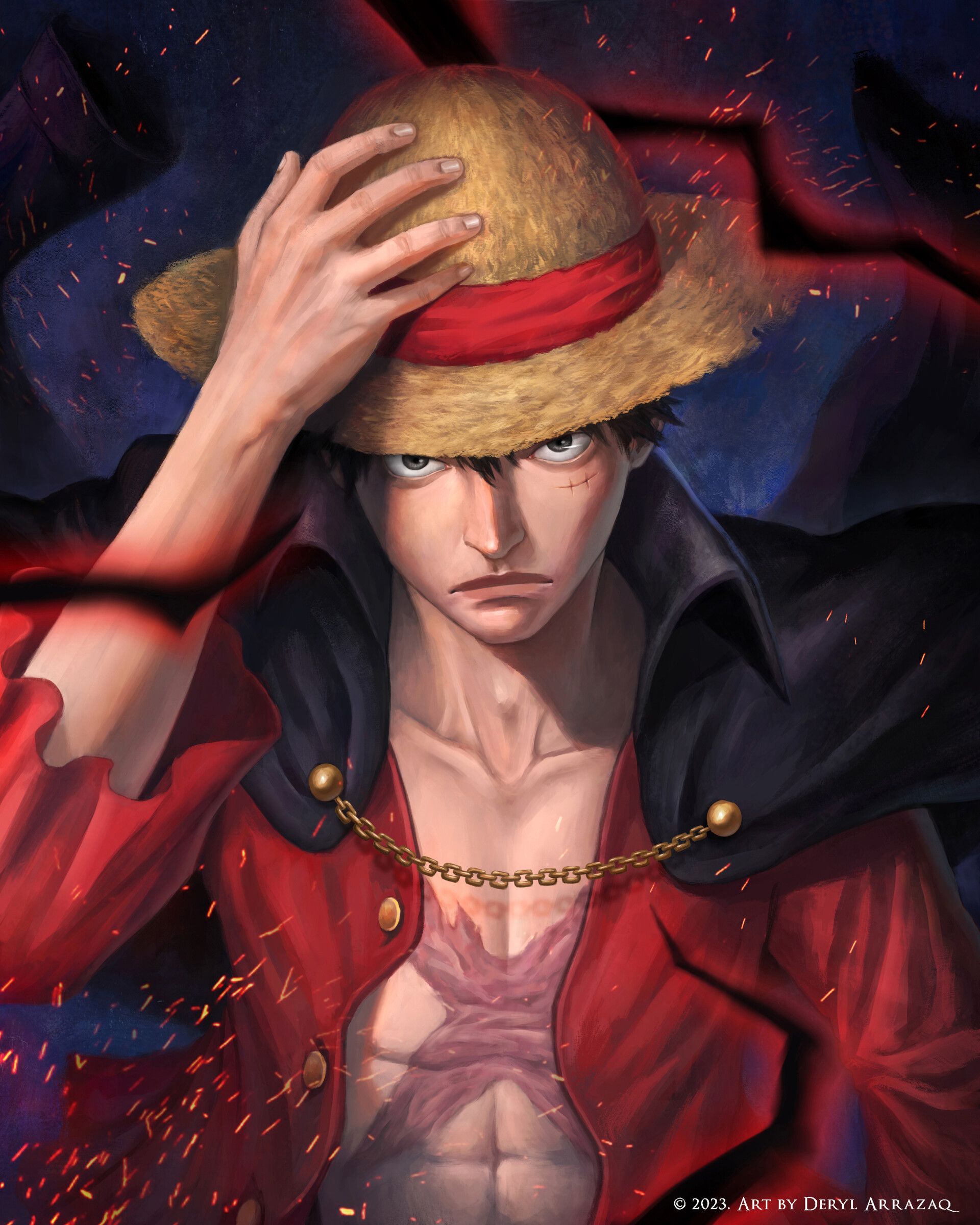 1920x2400 Straw Hat Luffy. The Future Pirate King (One Piece)