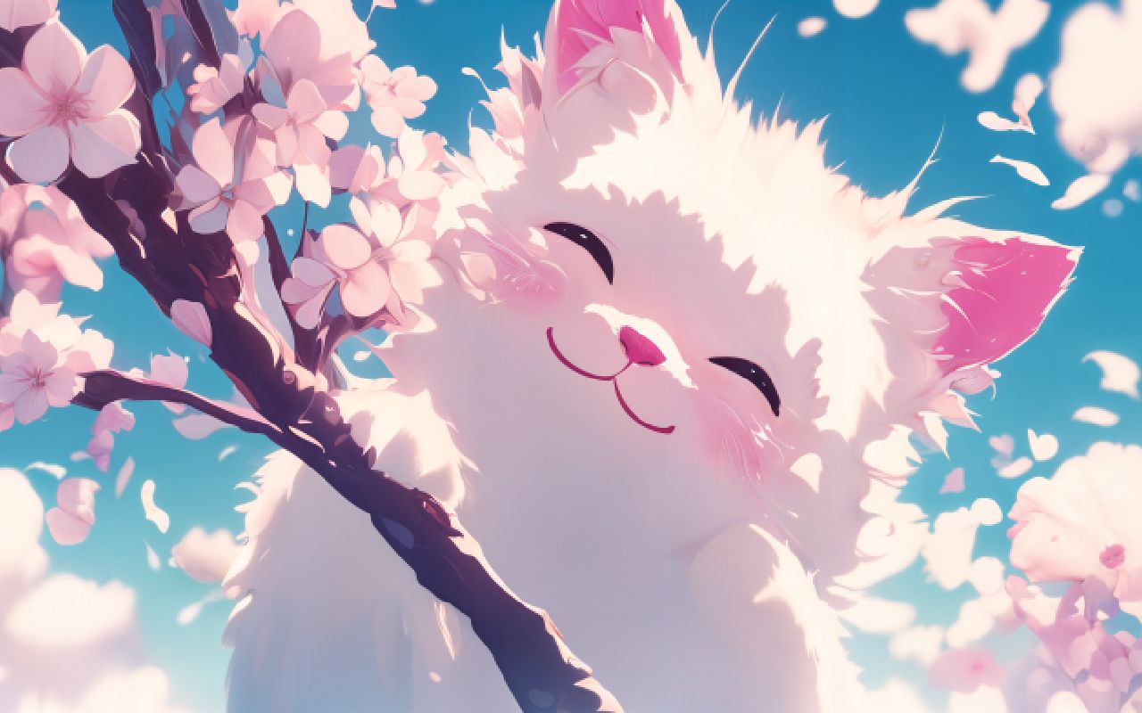1280x800 Anime Cats Wallpaper Web Store