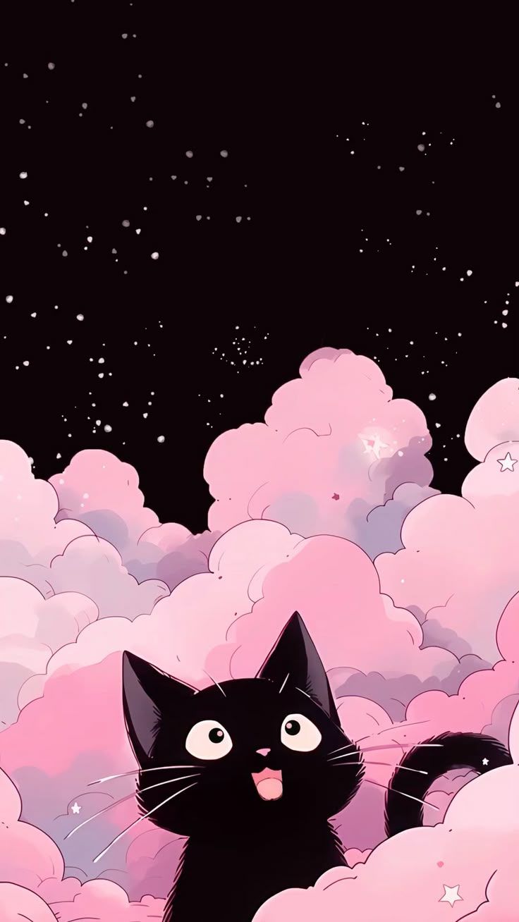 736x1308 Anime Cat wallpaper